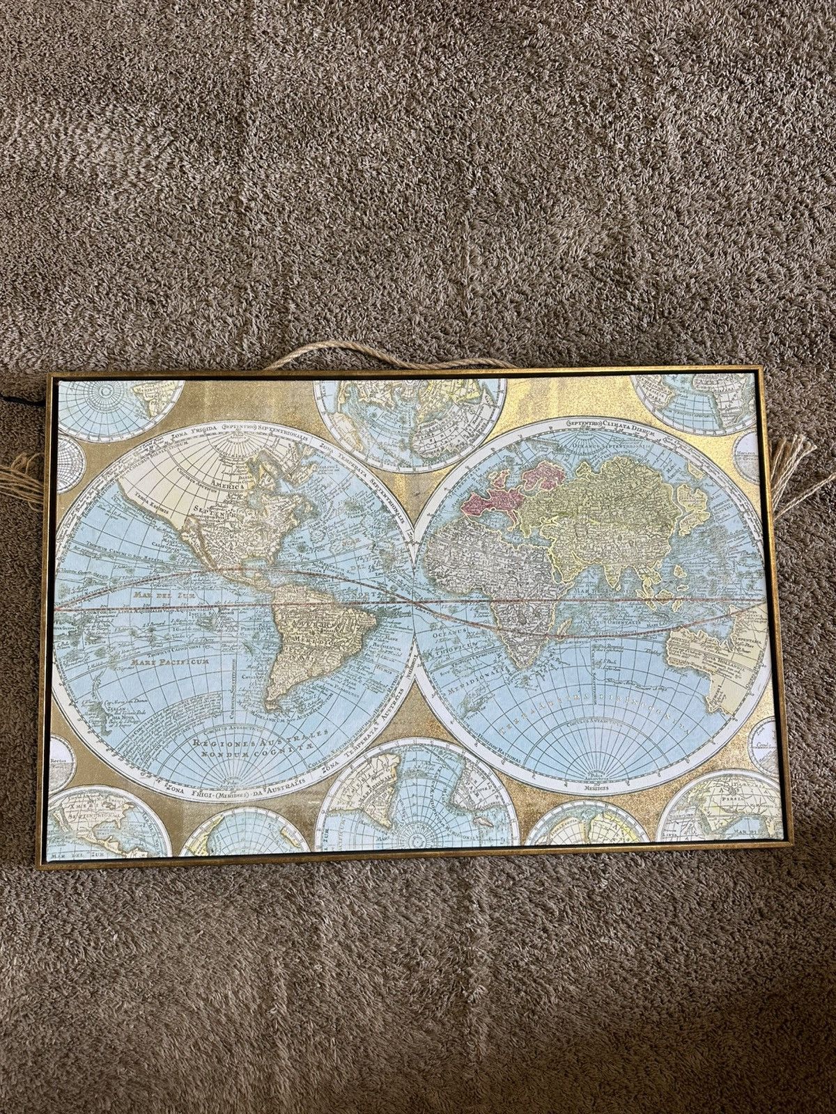 Other Vintage Ancient World Map w/ gold frame Size US L / EU 52-54 / 3 - 1 Thumbnail