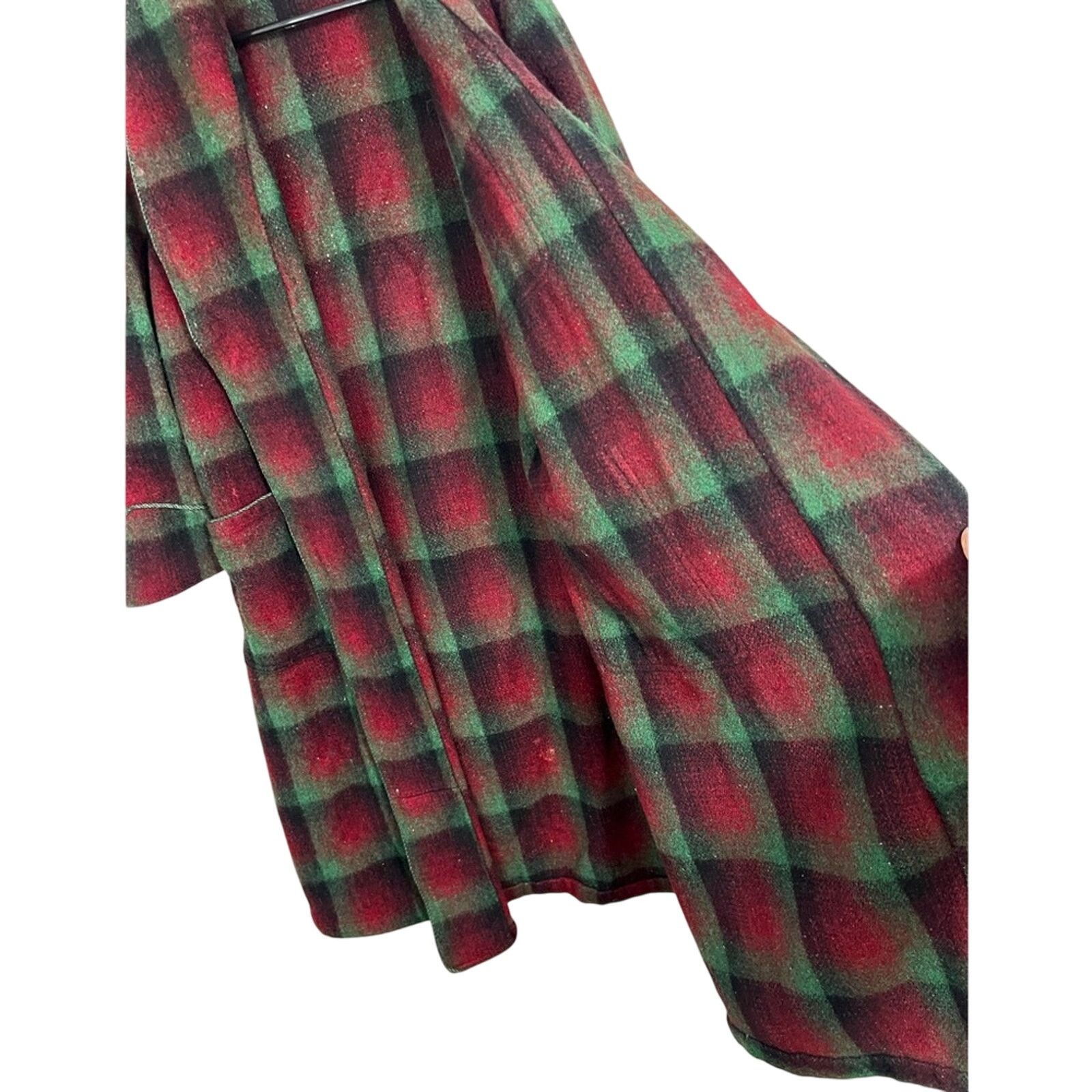 Vintage VINTAGE 40S Grenville Fabric Heavy Wool Blanket Plaid Jacket Size US L / EU 52-54 / 3 - 5 Thumbnail