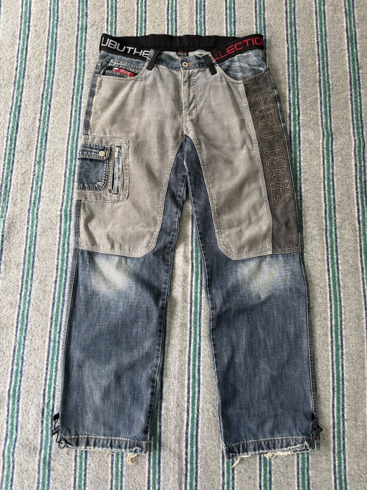 Fubu Fubu Collection Parachute Baggy Jeans. Size US 37 - 1 Thumbnail
