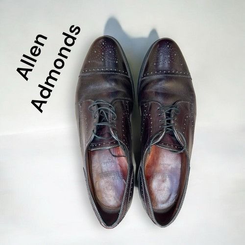 Allen Edmonds Allen Edmonds Park Avenue Size 11 D Brown Cap  display picture 1