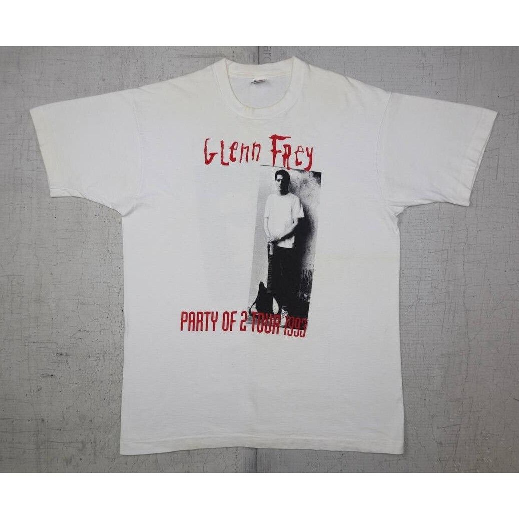 Fruit Of The Loom Vtg 90s Glenn Frey Party of 2 tour 1993 Fruit of Loom USA XL Size US XL / EU 56 / 4 - 1 Thumbnail