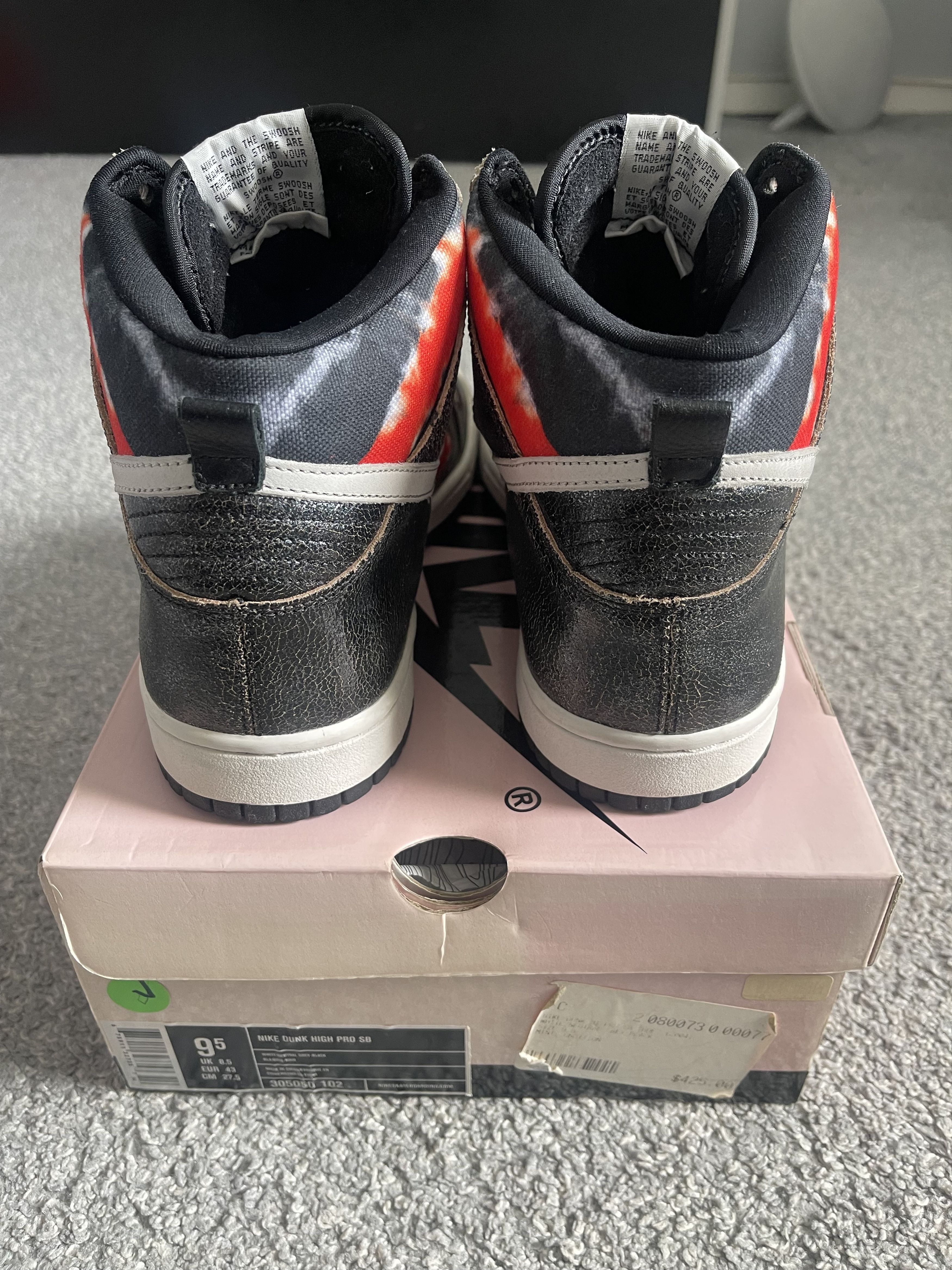 Nike Nike SB Dunk High (HUF) sz 9.5 Size US 9.5 / EU 42-43 - 9 Thumbnail