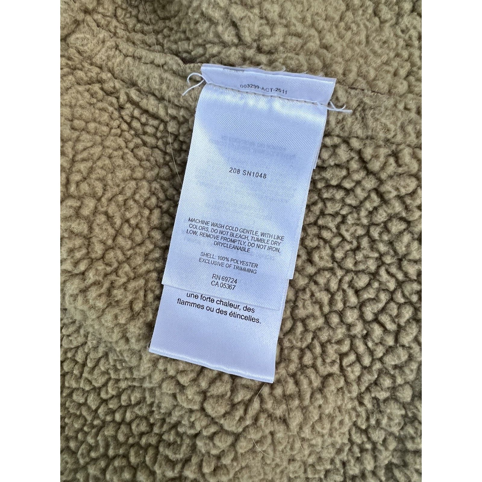 Columbia Columbia Brown Shearing Full-Zip Size 18 m Baby vest A000179 Size ONE SIZE - 6 Thumbnail