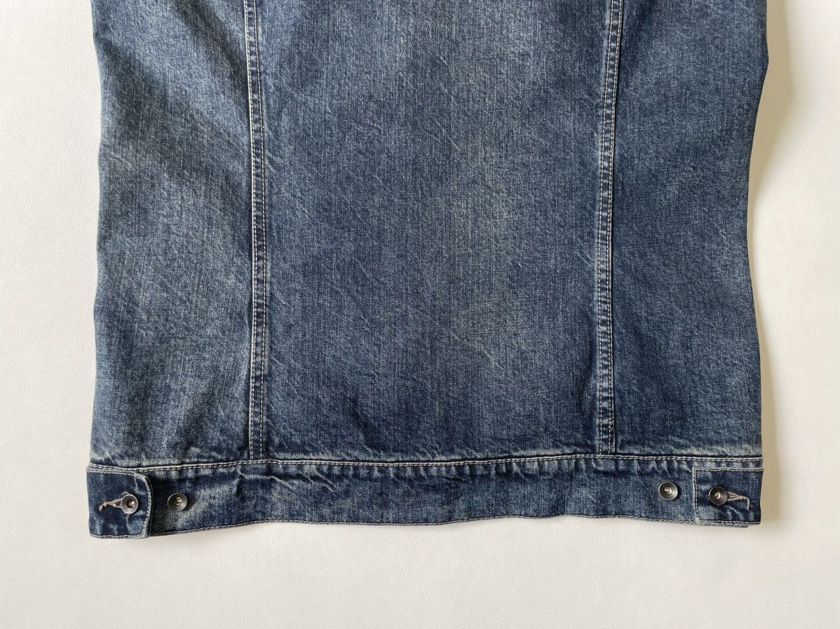 Rick Owens Hustler Blue Washed Denim Trucker Vest Size US L / EU 52-54 / 3 - 16 Thumbnail