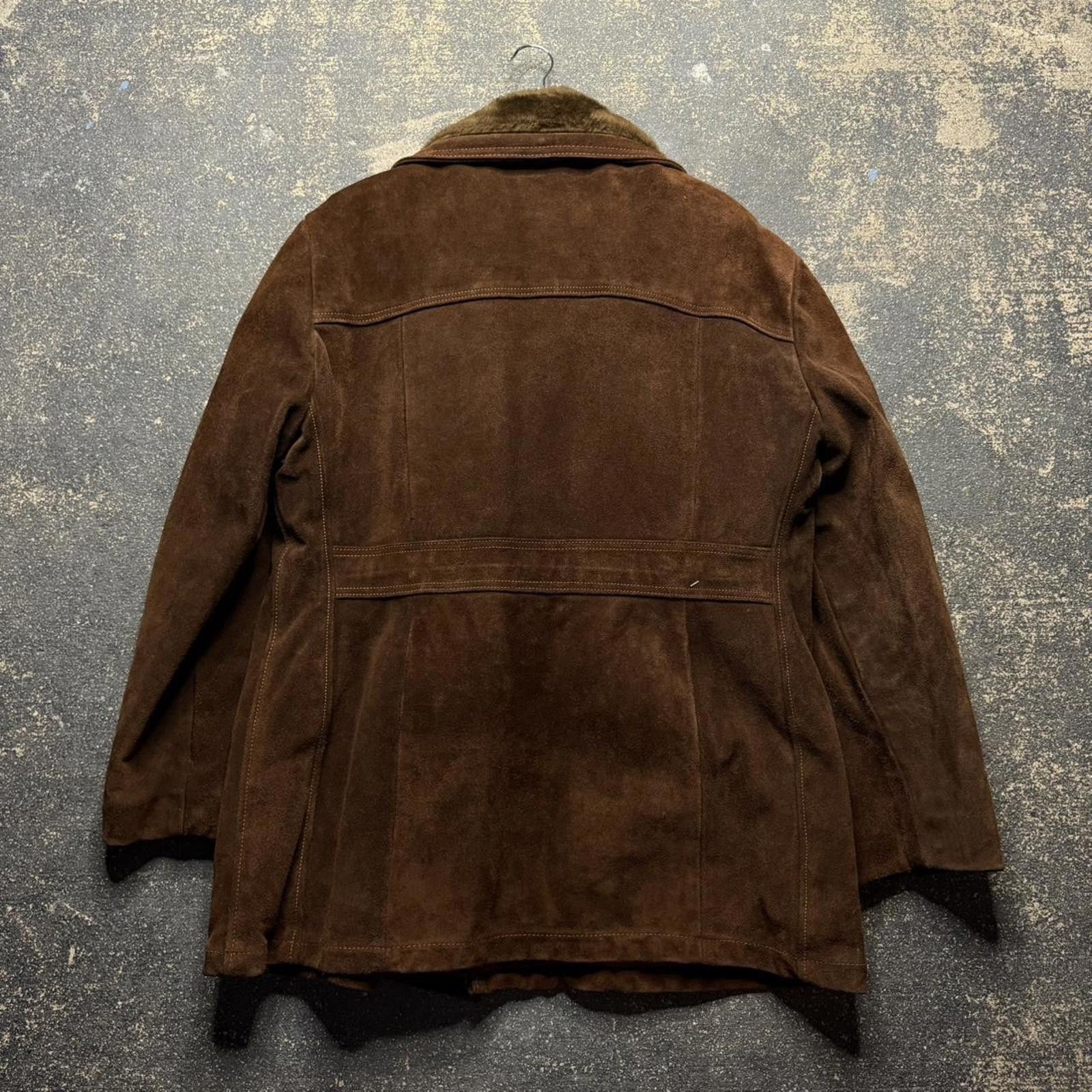 McGregor Vintage McGregor Brown suede Leather Coat Size US L / EU 52-54 / 3 - 4 Thumbnail