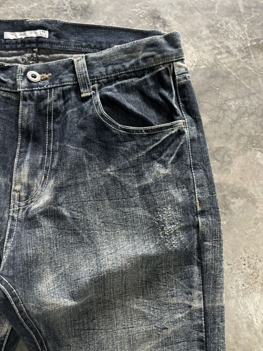 Hysteric Glamour × If Six Was Nine FLARE STONE WASHED WHISKERED MENZSTYLE JAPANESE PUNK GOTHIC Size US 33 - 8 Thumbnail