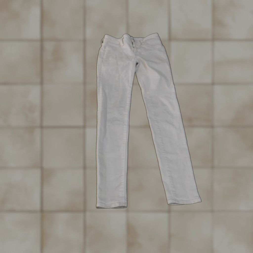 American Eagle Outfitters VINTAGE American Eagle Jegging Pants Womens 00 White Super Stretch Skinny Low Rise Denim Size 24" / US 00 / IT 34 - 1 Thumbnail