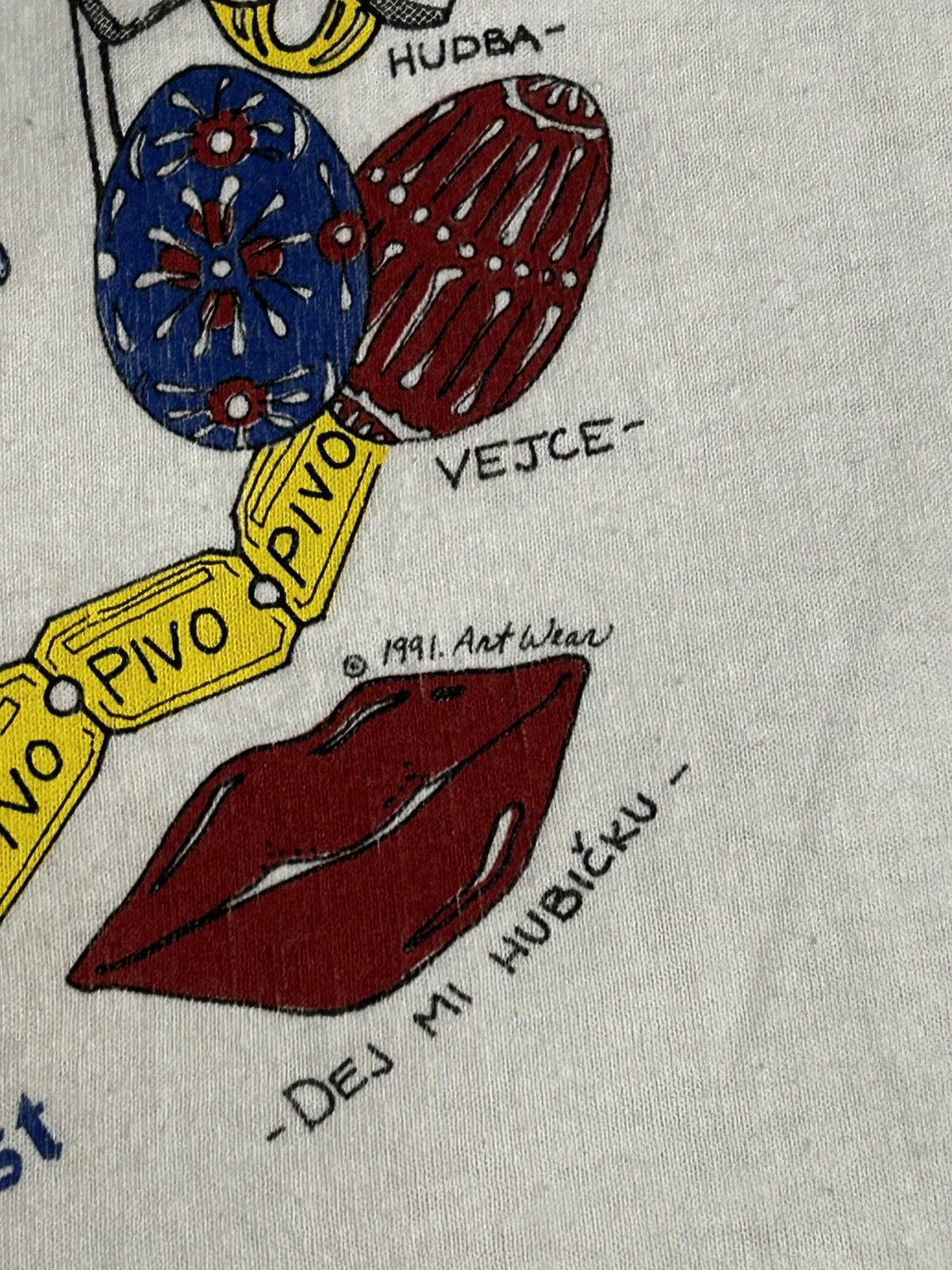 Fruit Of The Loom Vintage Czech Festival West Texas Fruit of the Loom Tee Size US XL / EU 56 / 4 - 2 Thumbnail