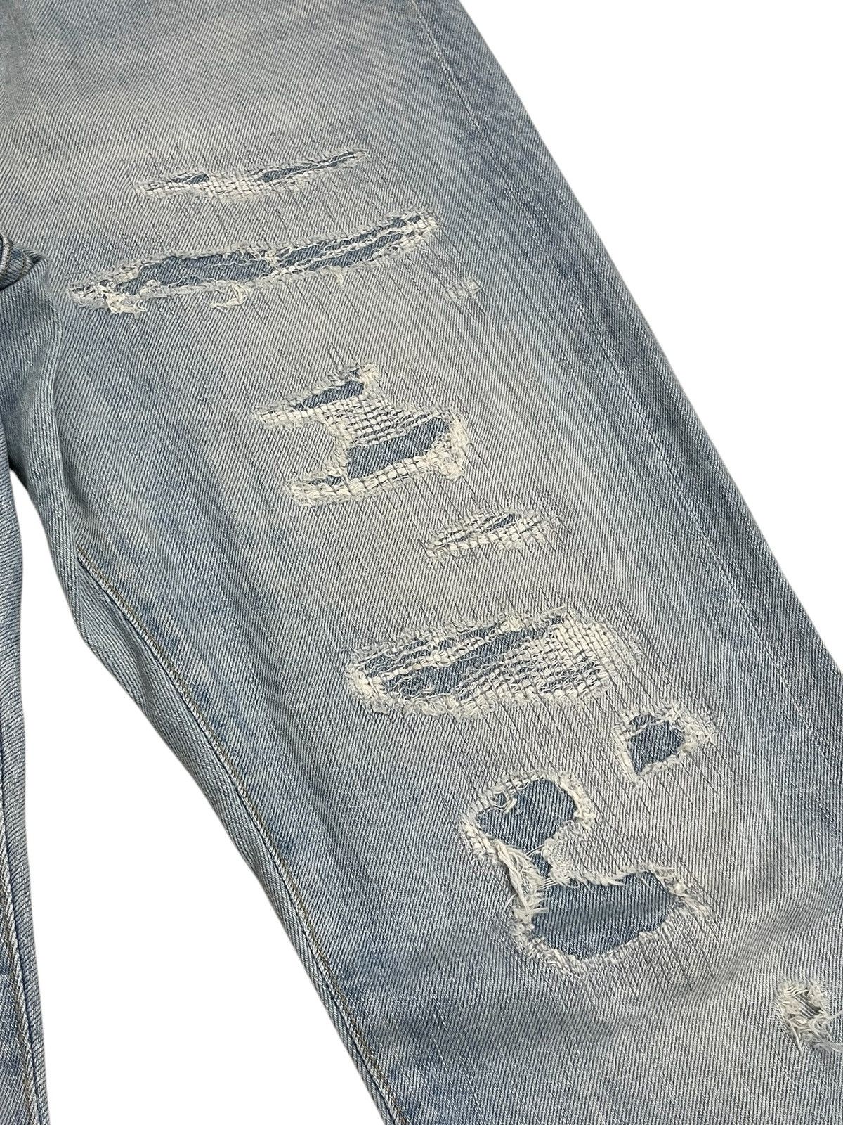 Japan Blue × Japanese Brand Japan Blue Stretch Denim Knotwood Bug Indigo Distress Design Size US 34 / EU 50 - 7 Thumbnail