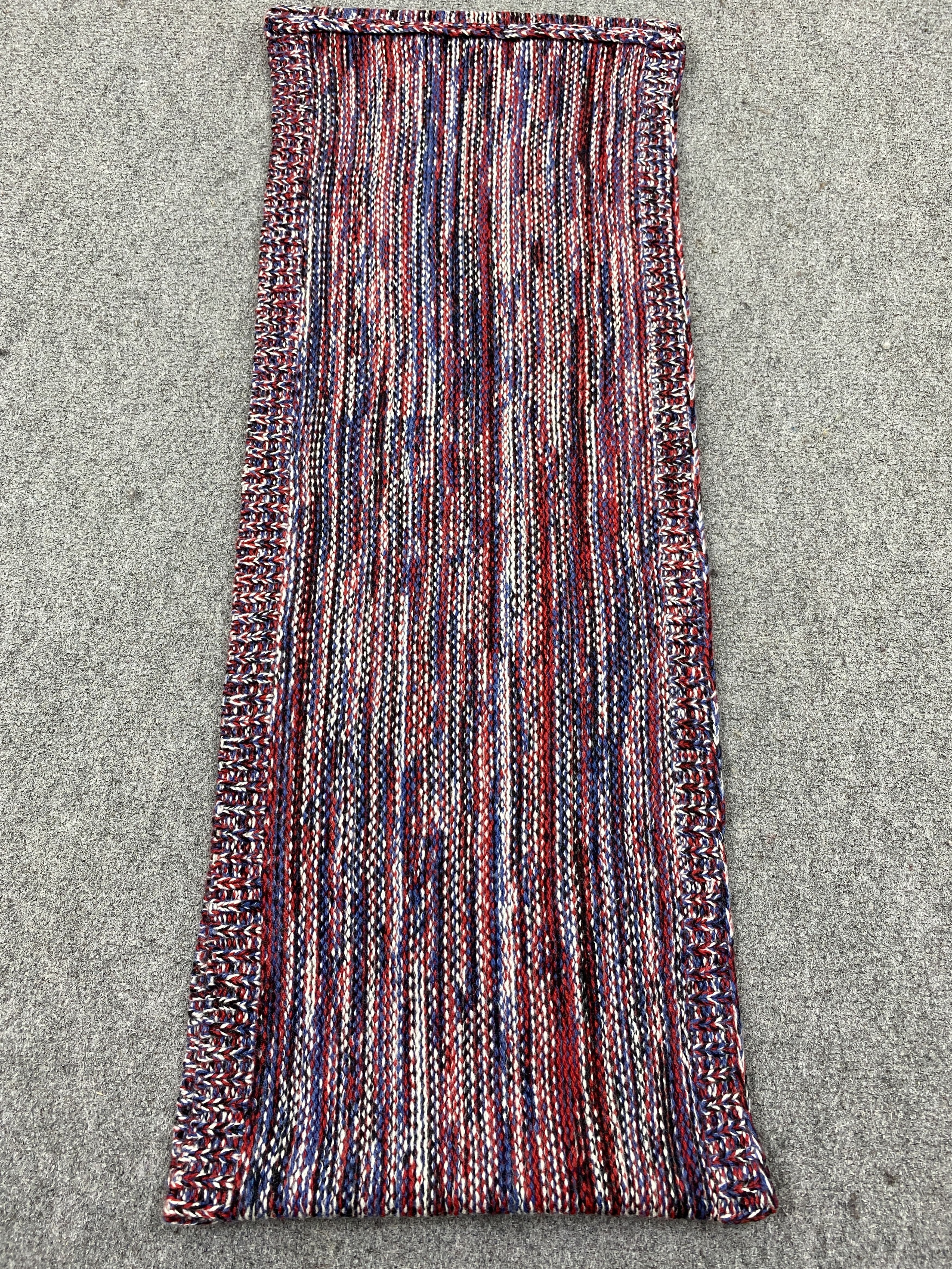 Katharine Hamnett London Vintage Katharine Hamnett Scarf Muffler Wool Knitted SC0255 Size ONE SIZE - 6 Thumbnail