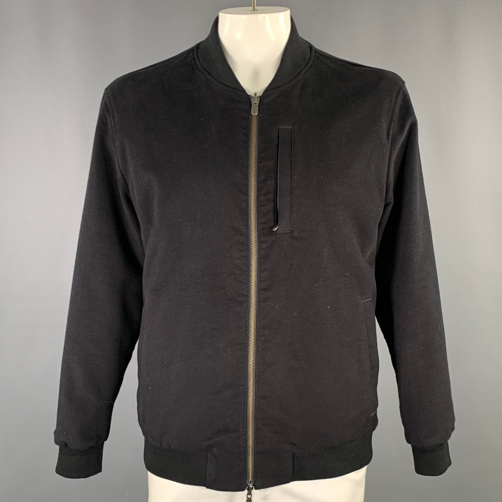 J.Hilburn J.HILBURN Reversible Bomber Coat - Black/Navy - Size L Size US L / EU 52-54 / 3 - 1 Thumbnail
