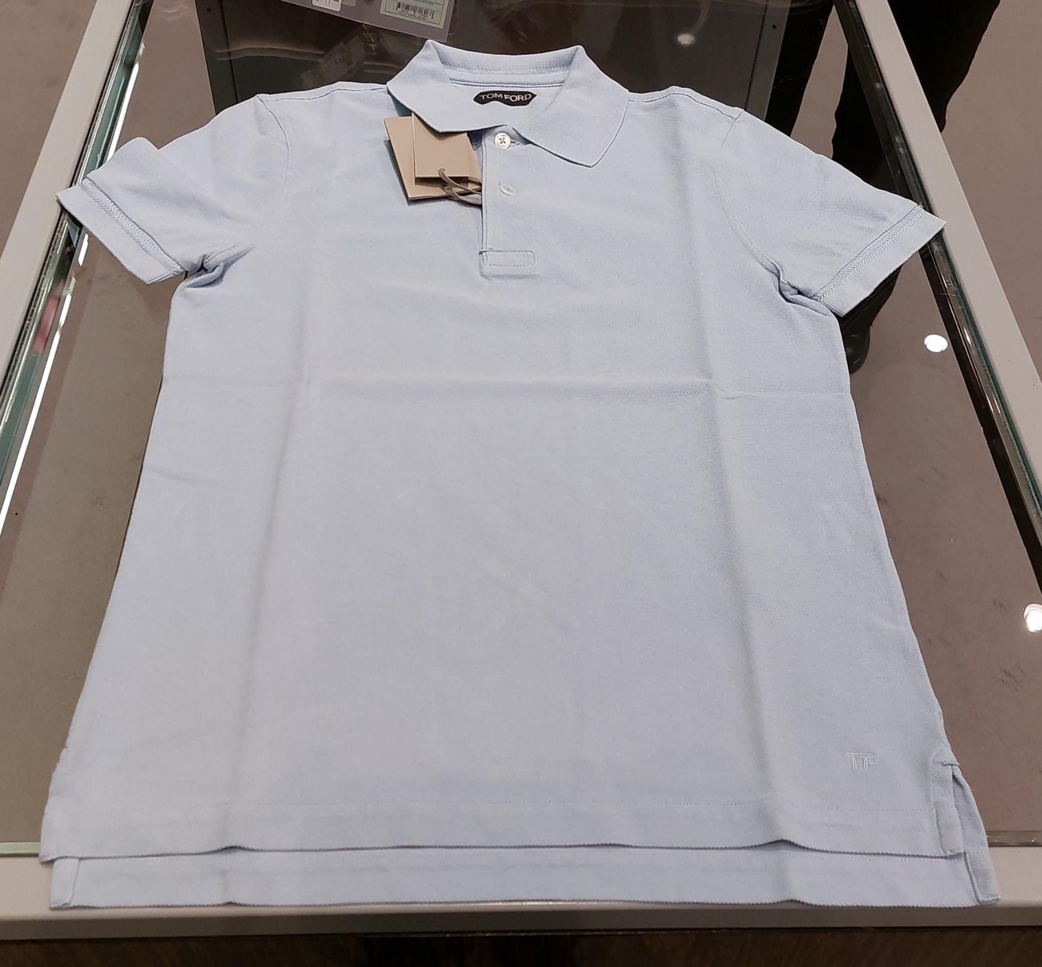 Tom Ford o1loc1c0824 TFJ982 Polo Shirt in Light Pink Size US S / EU 44-46 / 1 - 1 Thumbnail