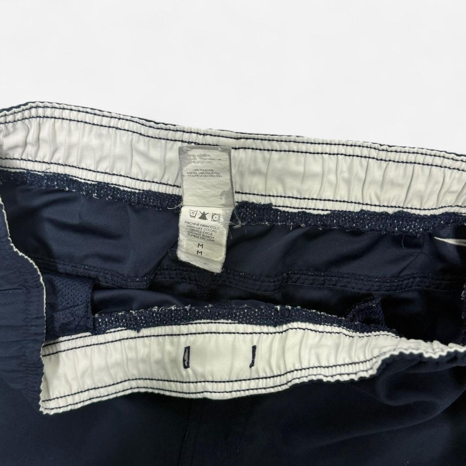 Nike Nike Y2K Navy Nike Swim Board Shorts Men’s Medium Athletic Size US 31 - 6 Thumbnail