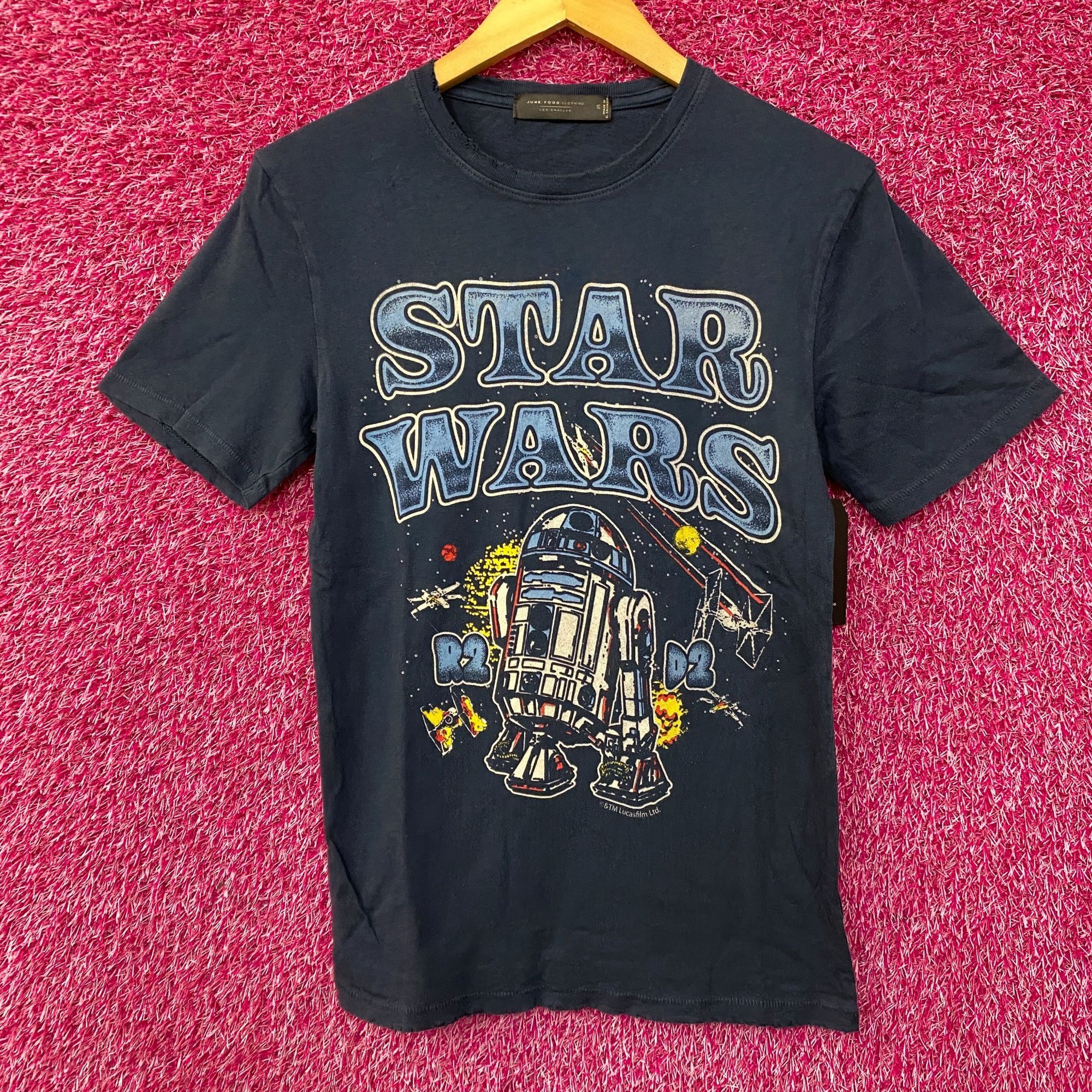 Junk Food Star Wars R2-D2 Astromech Droid Graphic Blue T-Shirt XS Size US XS / EU 42 / 0 - 1 Thumbnail