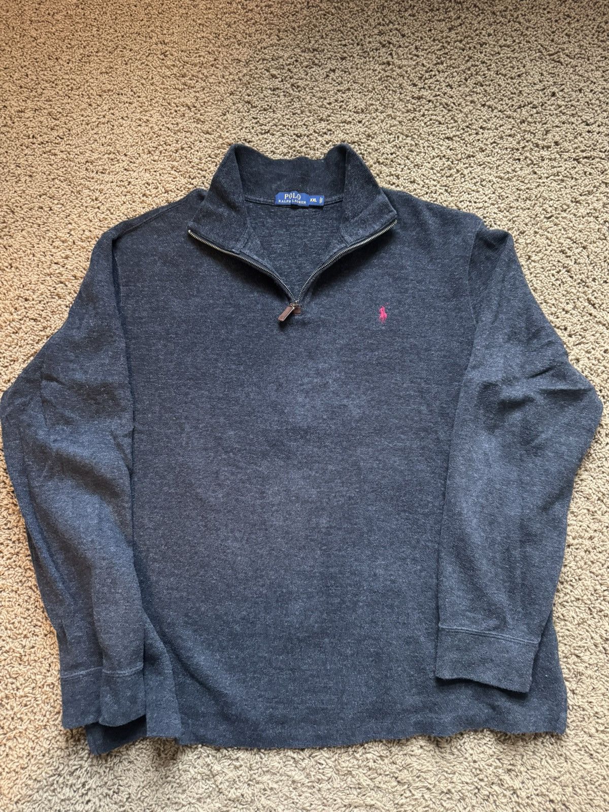 Polo Ralph Lauren Polo Ralph Lauren Dark grey Quarter Zip Size US XXL / EU 58 / 5 - 1 Thumbnail