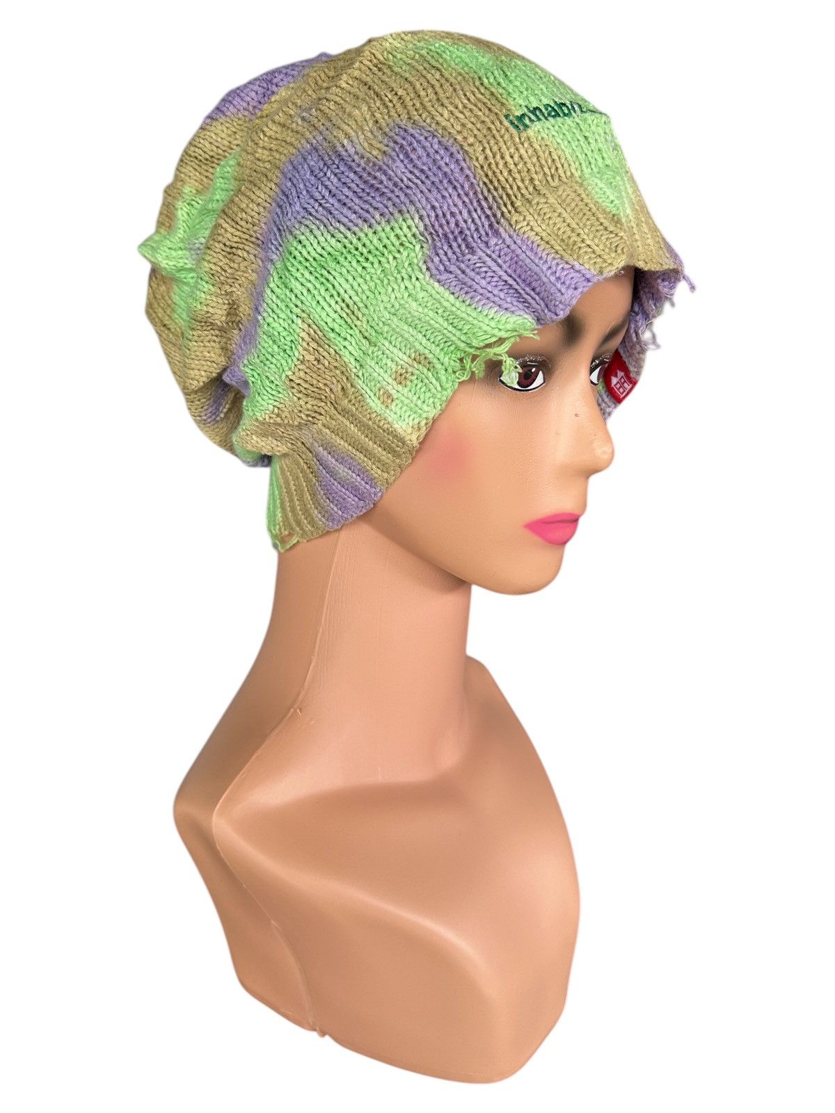 INHABIT × Japanese Brand Inhabitat Made in Japan Knitt Distressed Beanie Hats Size ONE SIZE - 1 Thumbnail