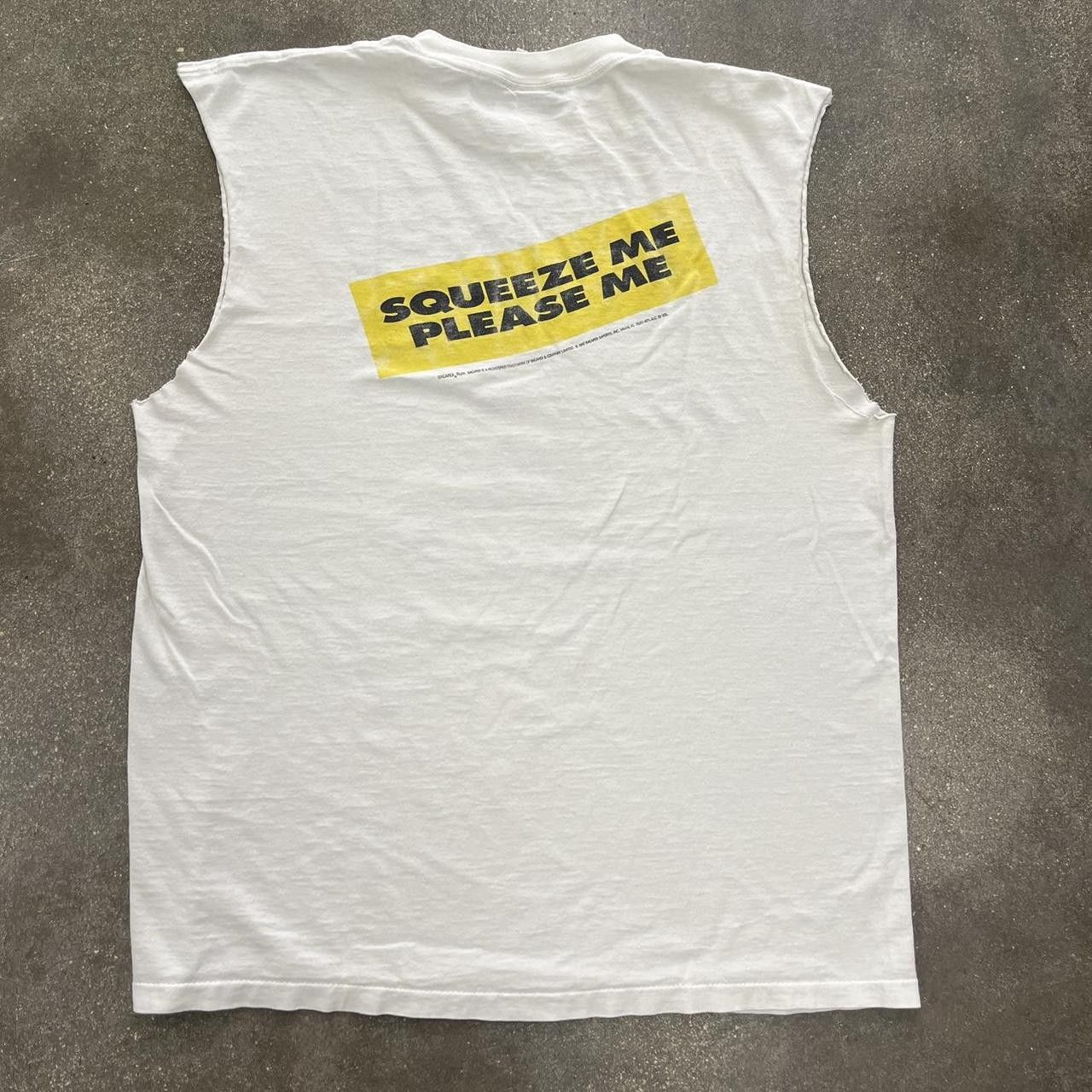 Vintage VTG 90s Bacardi Lemonade Cutoff Tank Top Shirt Size US XL / EU 56 / 4 - 2 Thumbnail