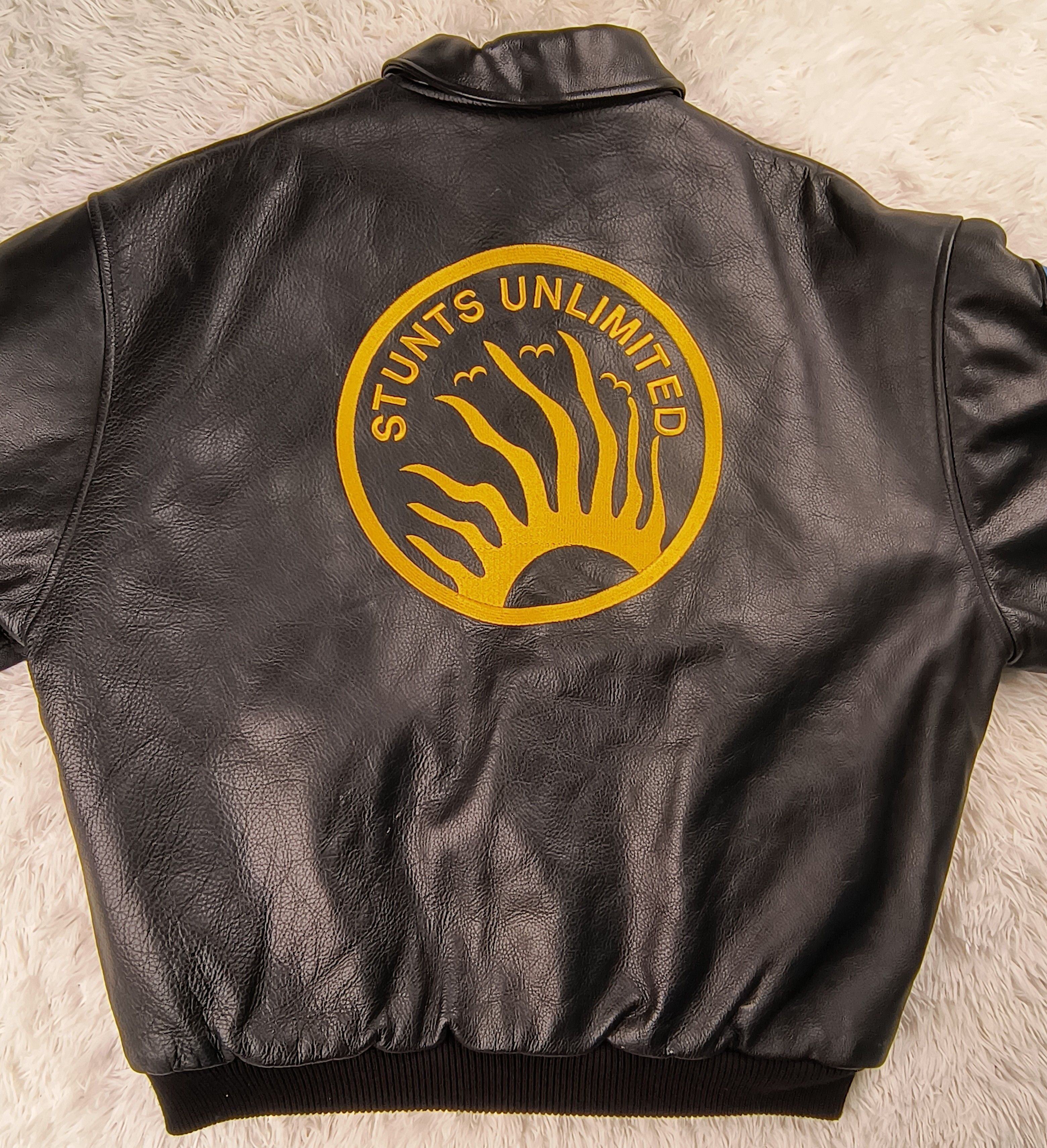 Vintage The winning team stunts unlimited Michael Bay Leather jacket Size US XL / EU 56 / 4 - 1 Thumbnail
