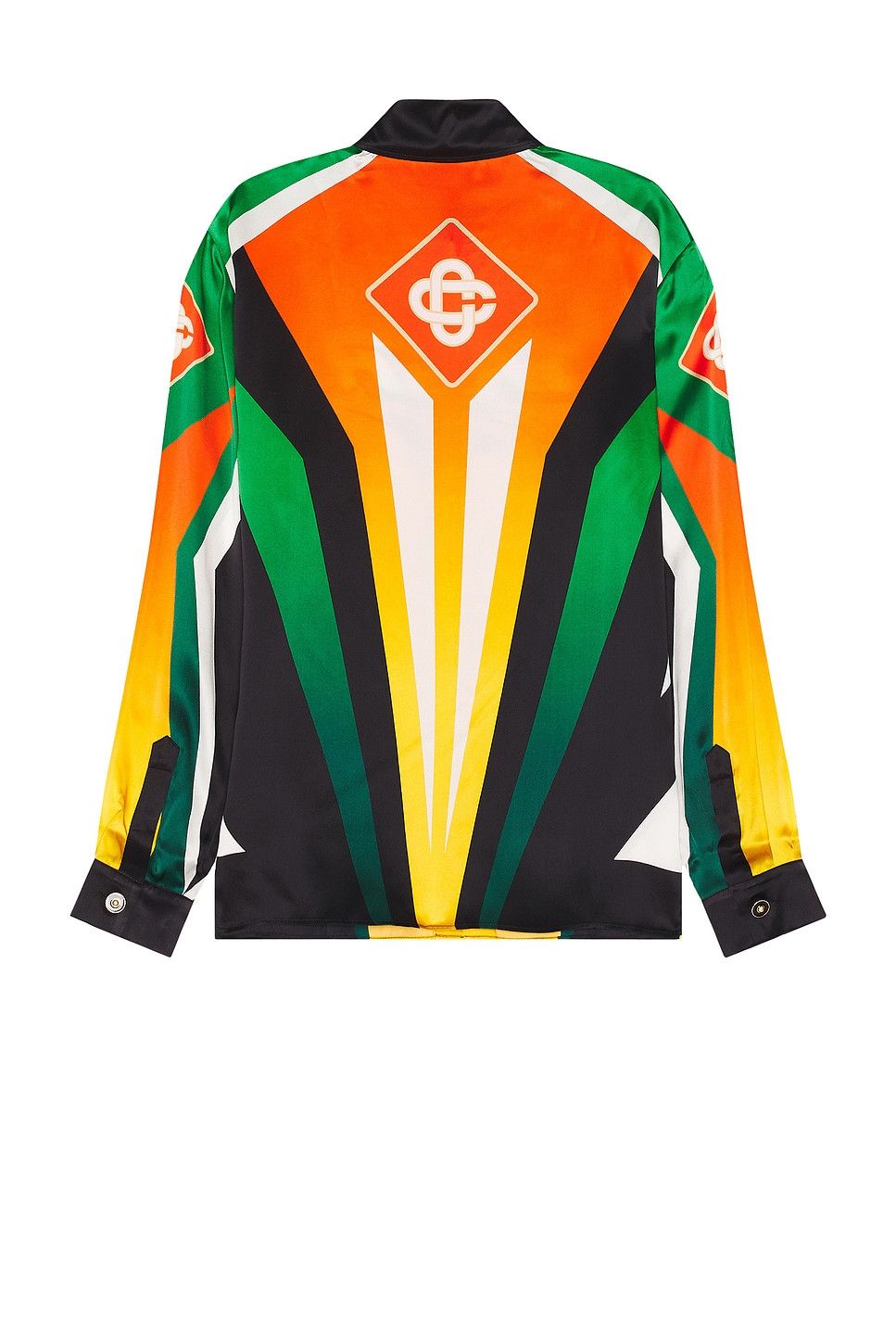 Casablanca o1mle0326 Classic Collar Long Sleeve Shirt Casa Moto Sport Size US XS / EU 42 / 0 - 2 Thumbnail