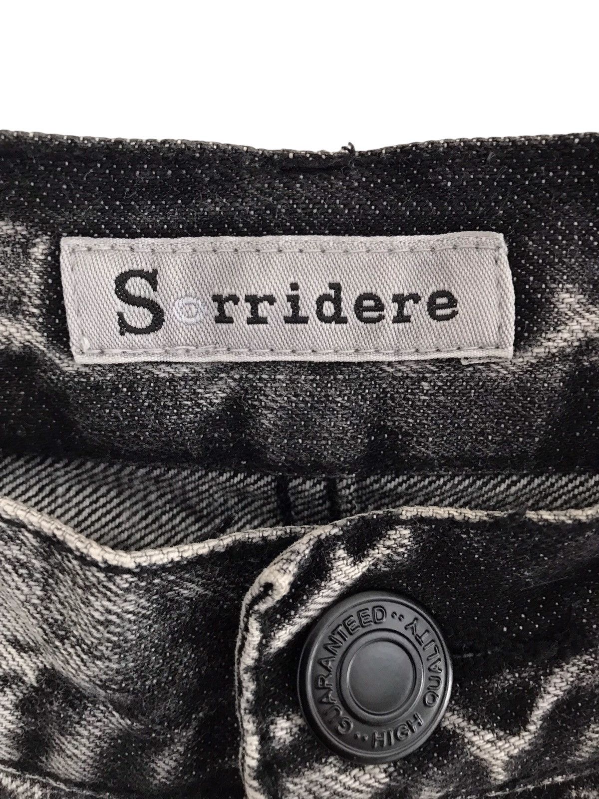 Japanese Brand Japanese Brand Sorridere Tokyo Fashion Black Acid Wash Jeans Size US 30 / EU 46 - 6 Thumbnail