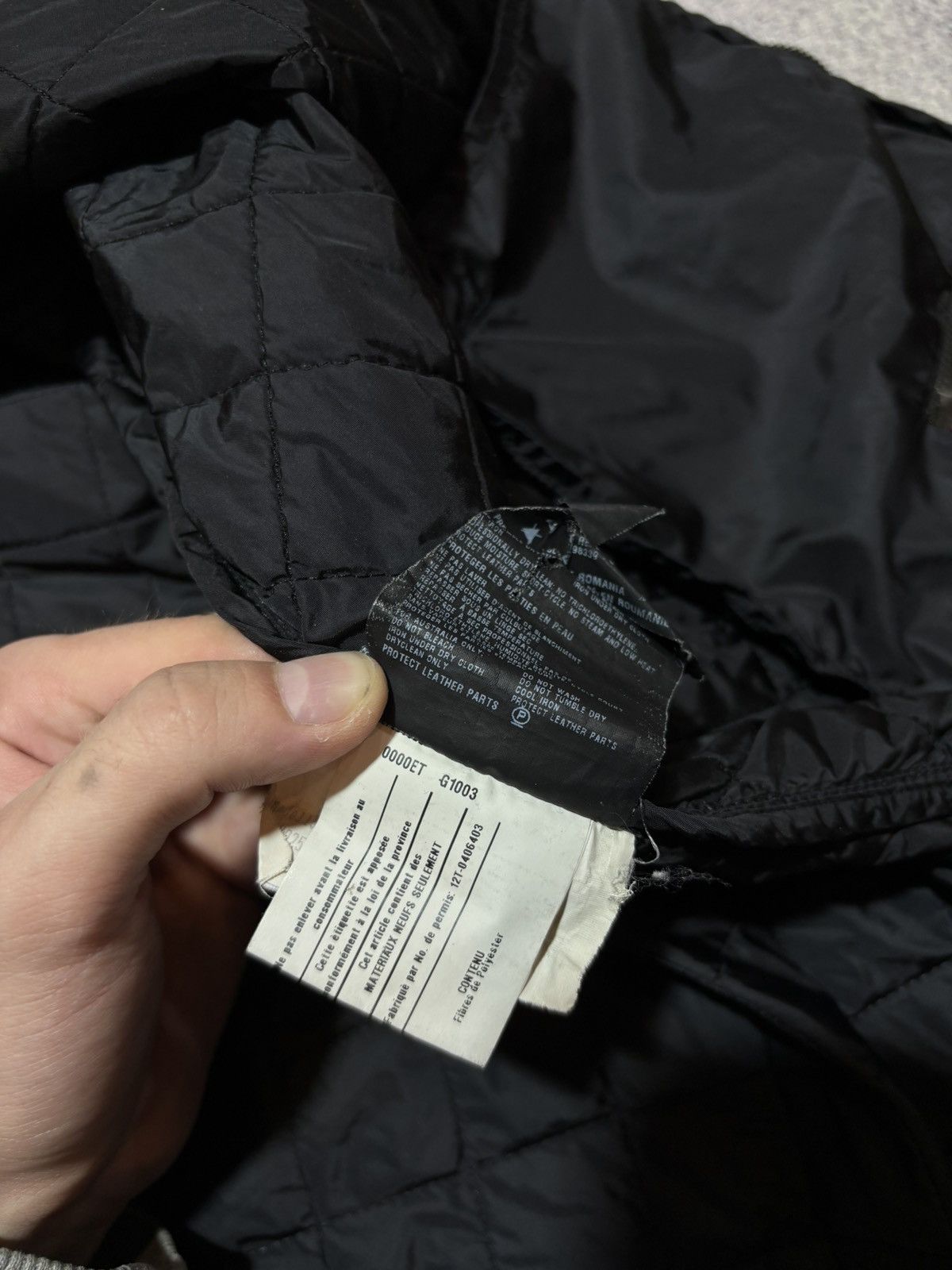 Prada Prada Nylon Jacket Quilted Knit Switching Wool 52 Black Size US XL / EU 56 / 4 - 18 Thumbnail