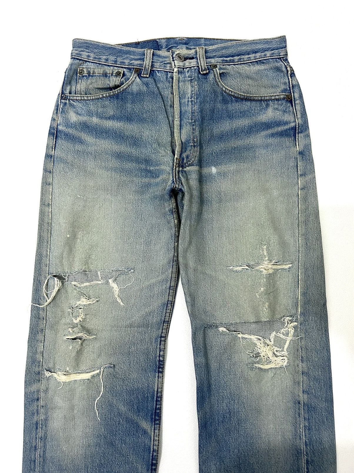 Levi's × Levi's Vintage Clothing Vintage Levis 501 xx Distressed Jeans Size US 30 / EU 46 - 4 Thumbnail