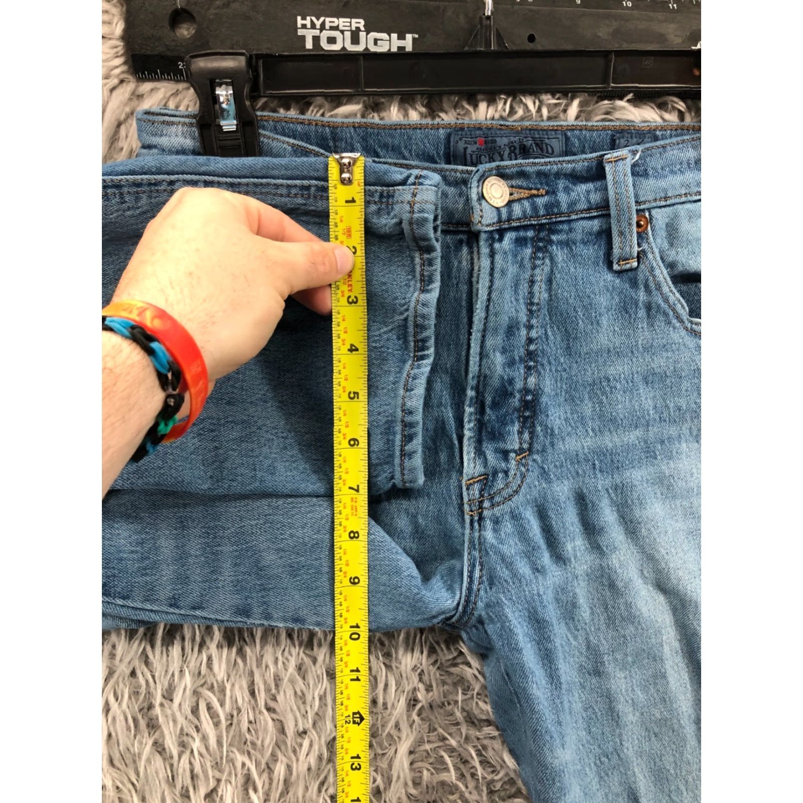 Lucky Brand Lucky Brand Jeans Women's 2 Straight Crop Denim Medium Wash Blue 26 waist 26 Inseam Regular Rise 8.5-10.5 Inseam Belt Loops 5-Pocket Size 26" / US 2 / IT 38 - 4 Thumbnail
