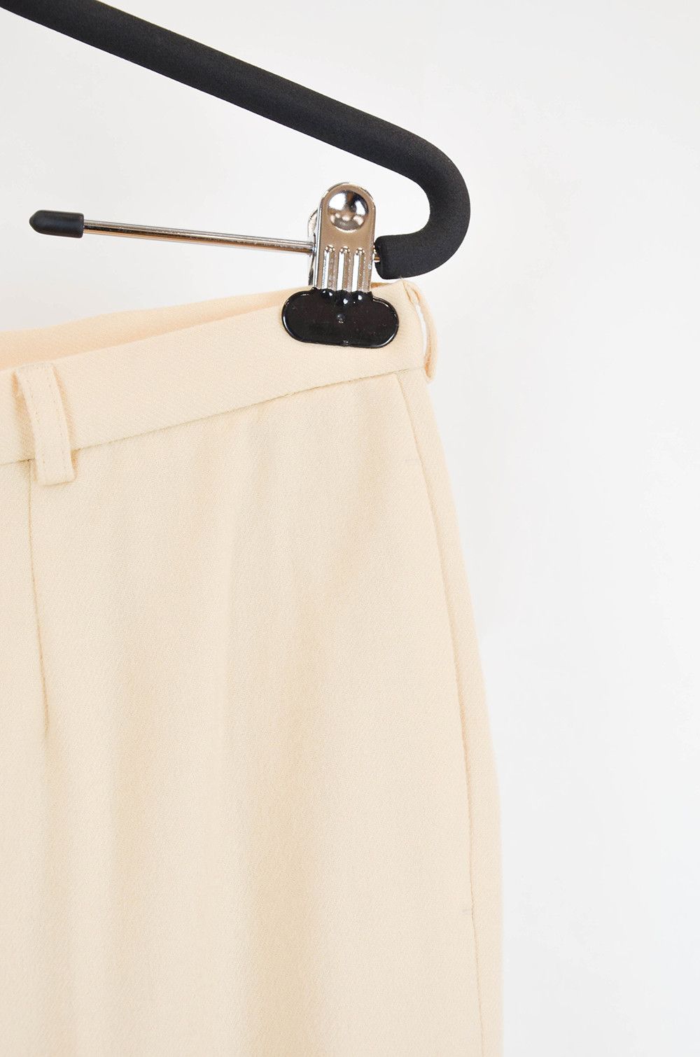 Burberry Burberry London Wool Pants – Beige Classic Fit IT40 Size 27" / US 4 / IT 40 - 4 Thumbnail