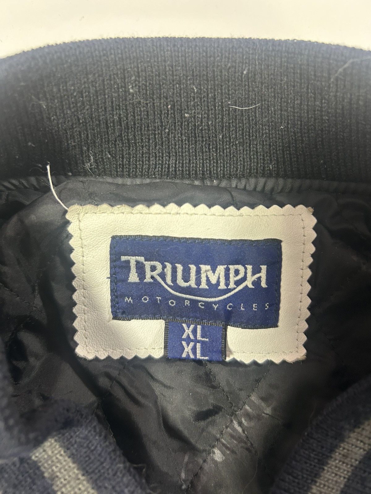 Other Vintage Triumph motorcycles wool mix heavy jacket Size US XL / EU 56 / 4 - 3 Thumbnail