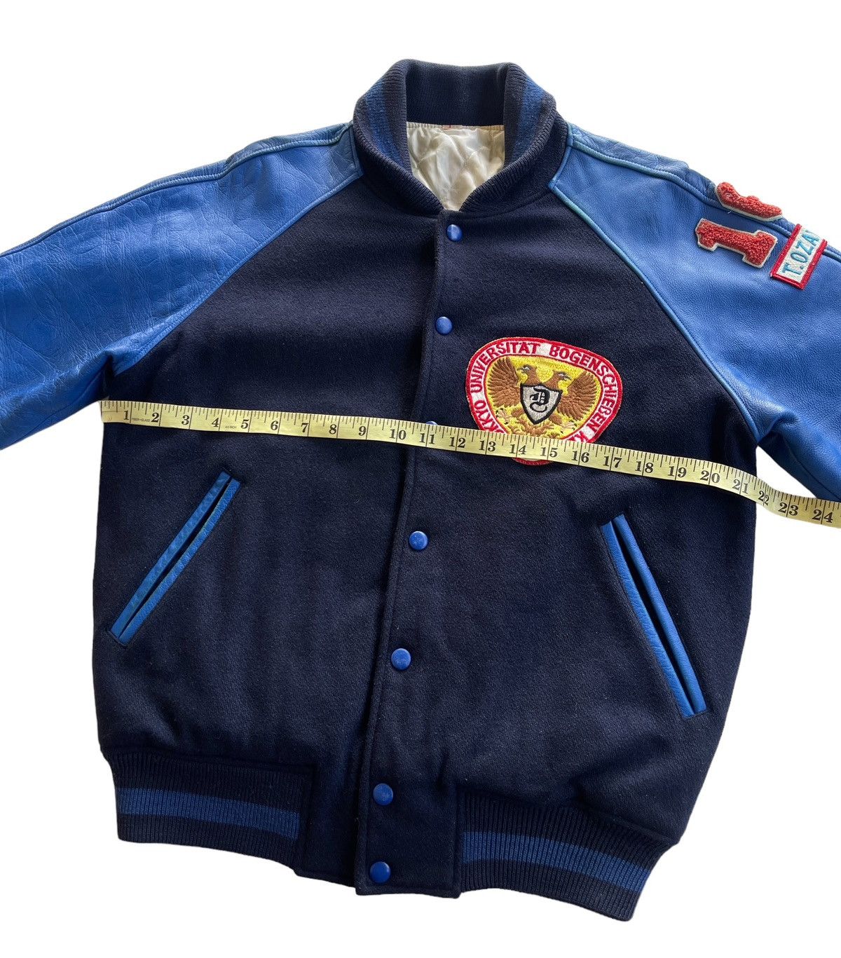 Vintage 90s Village Stone Varsity Jacket