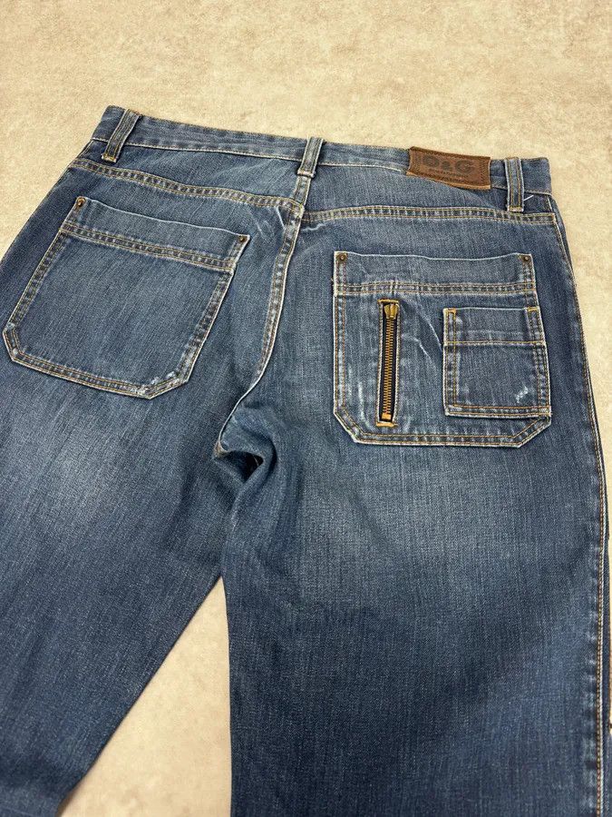 Dolce & Gabbana FW06 Dolce & Gabbana Blue Flat Pockets Jeans Size US 33 - 7 Thumbnail