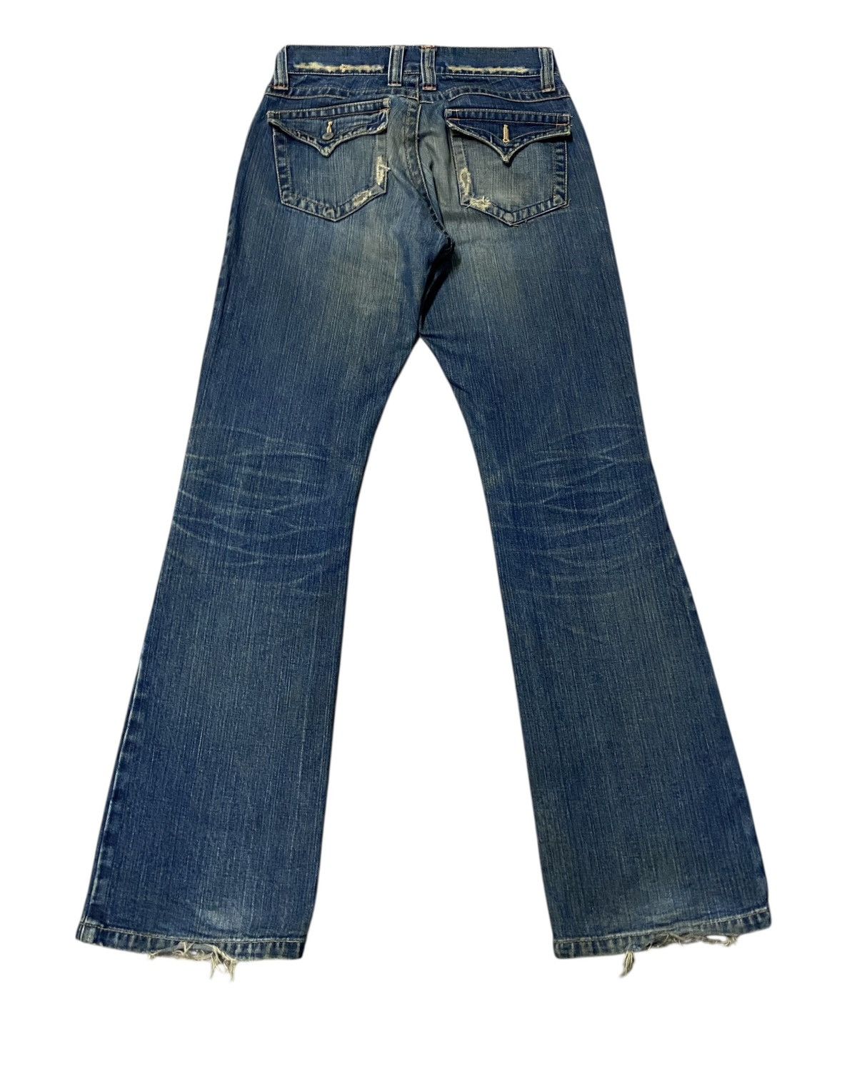 Vintage Japanese Brand Big Holiday Flared Jeans 1990s