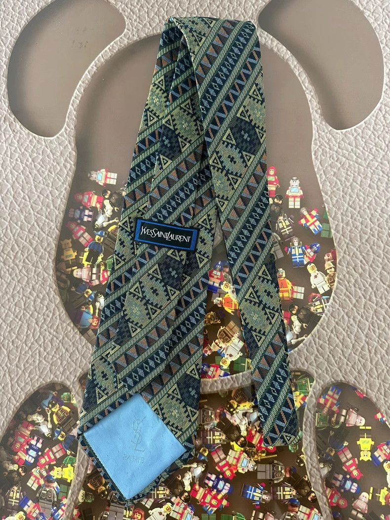Saint Laurent Paris Saint laurent paris Medieval Silk Tie 2506-Nextarrow Size ONE SIZE - 2 Thumbnail