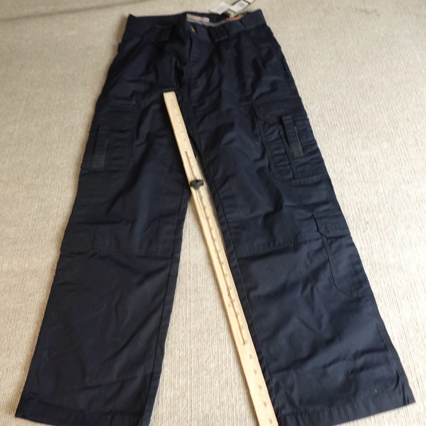 Vintage 5.11 Tactical Womens Pants 12 Blue Solid Cargo Taclite EMS Relaxed Fit NEW Size 34" / US 12 / IT 48 - 2 Thumbnail