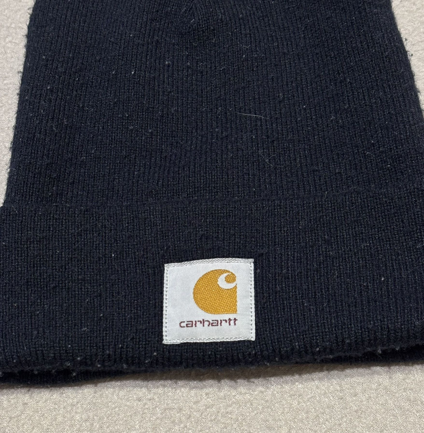 Carhartt Wip Carhartt WIP Navy winter hat size Universal Size ONE SIZE - 6 Thumbnail
