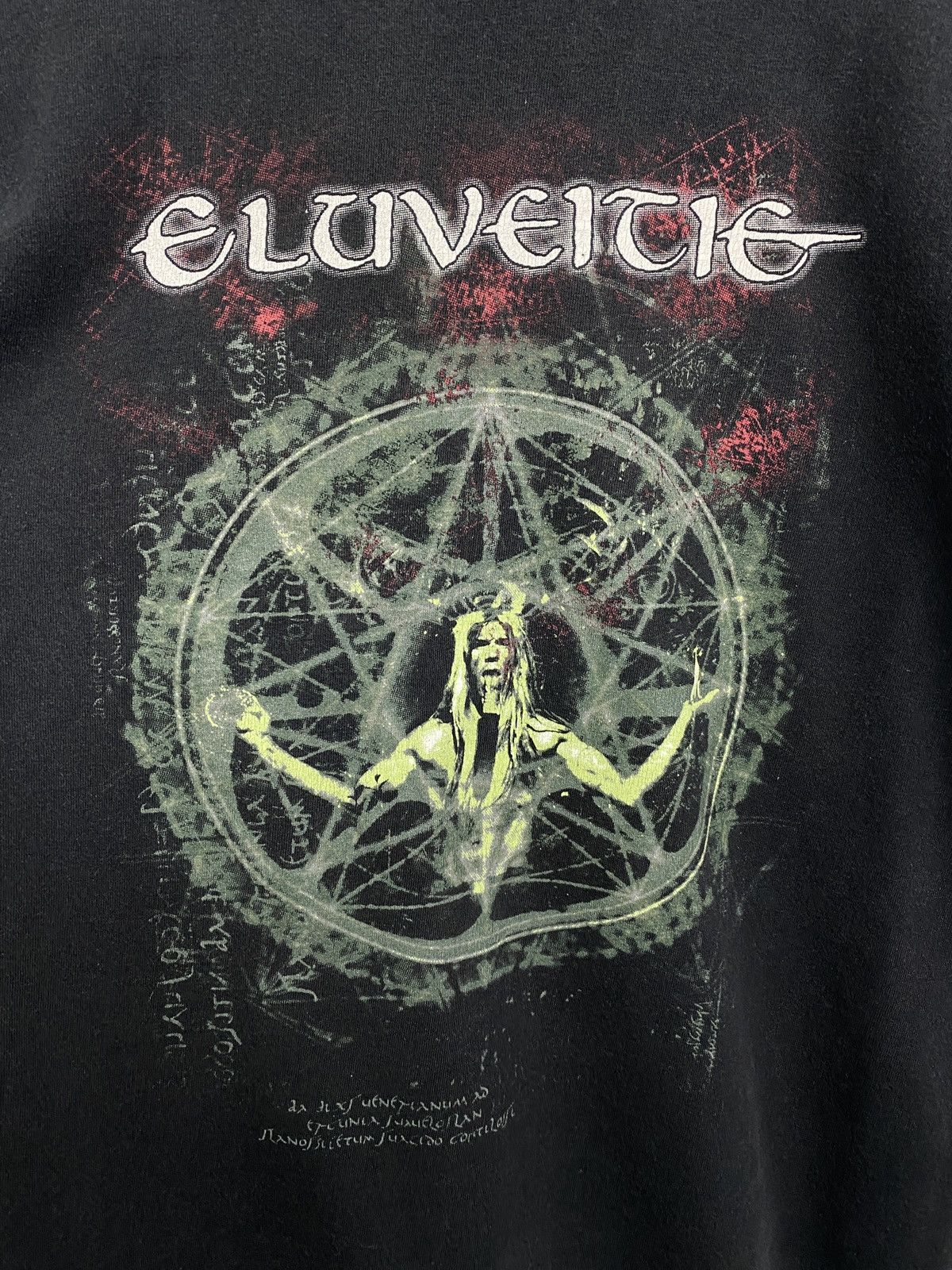 Fruit Of The Loom 🇨🇭 Vintage Eluveitie Folk Metal Band T-shirt Switzerland Rare Size US M / EU 48-50 / 2 - 4 Thumbnail