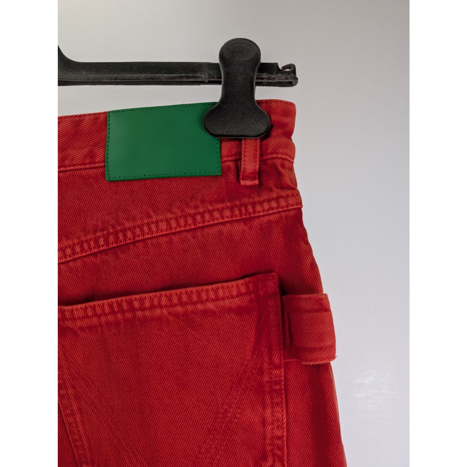 Bottega Veneta o1rshd1 Faded Colour Wash Denim Jean in Deep Red Size US 32 / EU 48 - 16 Thumbnail