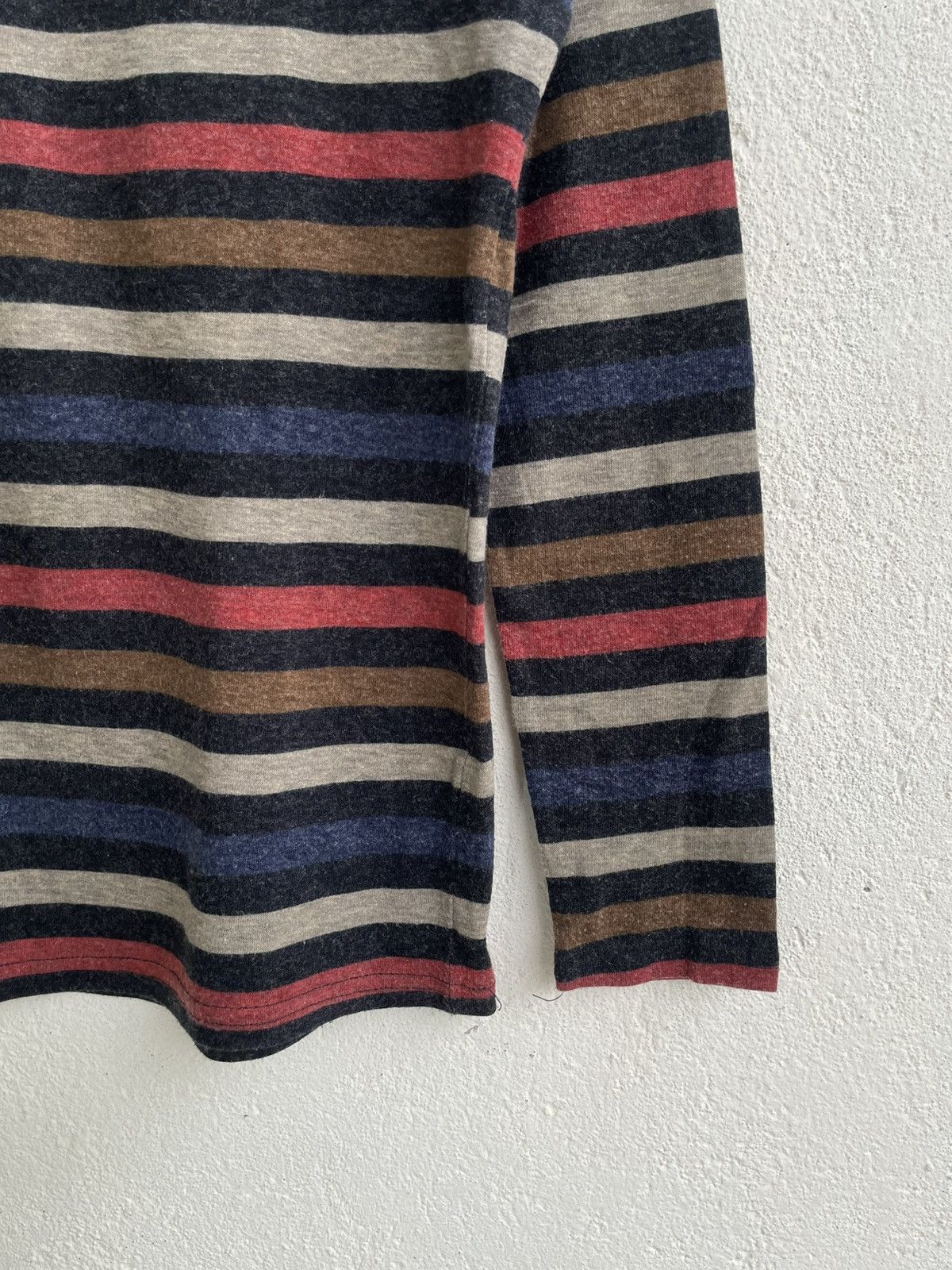 If Six Was Nine 2000s Archive PPFM Stripe Long Sleeve Tee Y2K Hysteric Japan Size US S / EU 44-46 / 1 - 3 Thumbnail