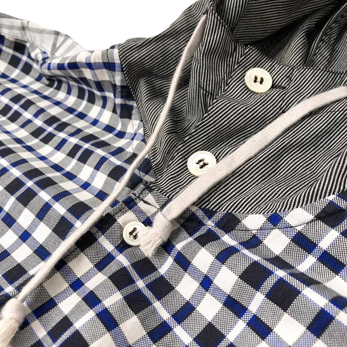 Comme des Garcons × Comme des Garcons SHIRT Checkered Hooded Shirt Size US XS / EU 42 / 0 - 3 Thumbnail