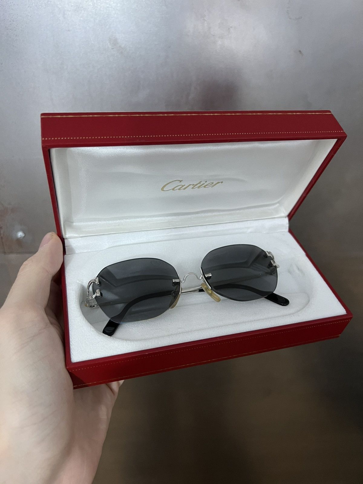 Cartier Rimless Sunglasses