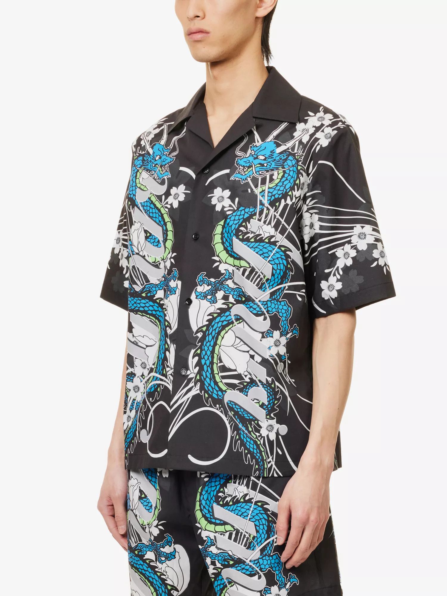 Amiri o1w1db10125 Dragon Graphic-Pattern Shirt in Multicolor Size US L / EU 52-54 / 3 - 3 Thumbnail