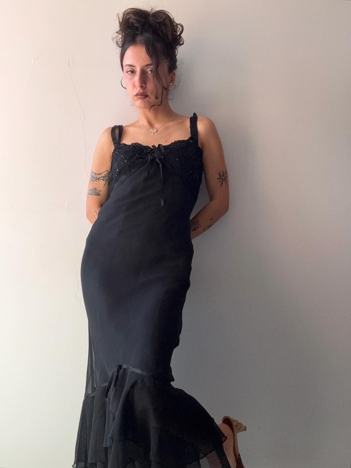 Vintage Parisian dress Size M / US 6-8 / IT 42-44 - 2 Thumbnail
