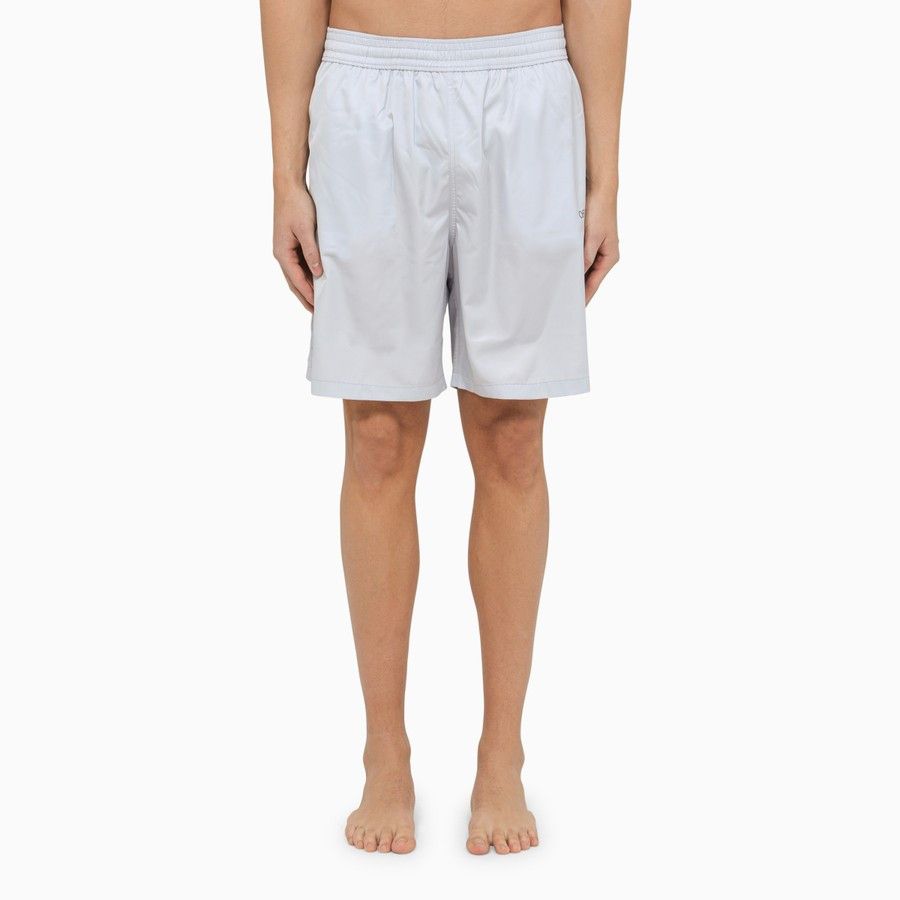 image of Off White O1D2Blof0424 Shorts In Grey, Men's (Size 34)