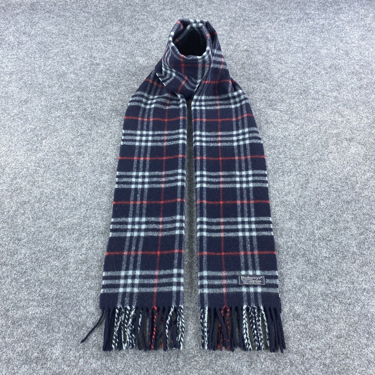 Burberry × Vintage Burberry Scarf # Muffler # Neckwear # D564 Size ONE SIZE - 1 Thumbnail