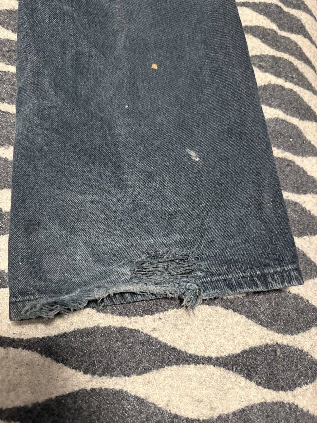 Anchor Blue × Vintage Anchor blue beyond baggy black skater denim wide leg Size US 33 - 4 Thumbnail