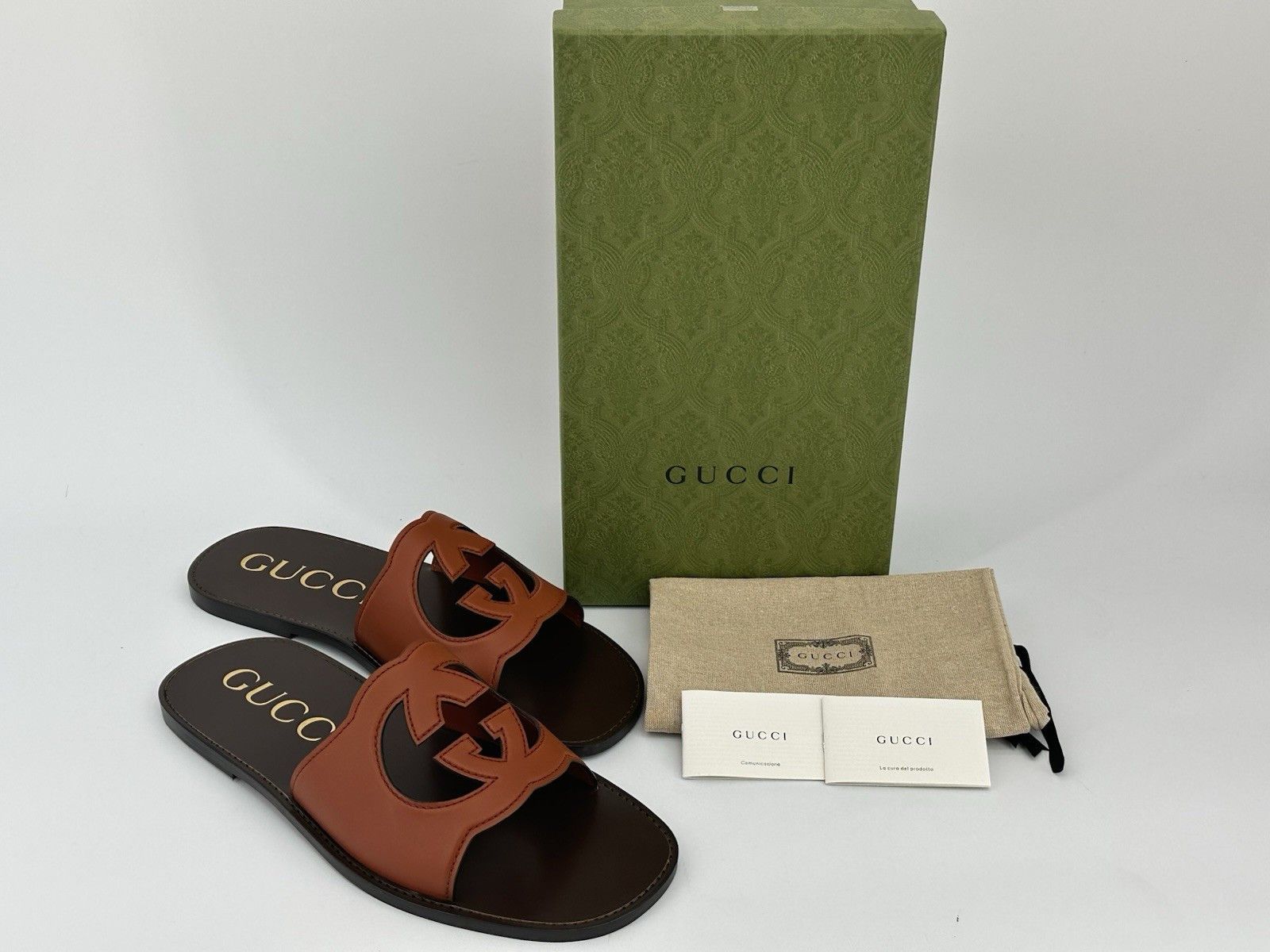 Gucci New Gucci Sandals SIze-EU-48/UK-14/US-15 Size US 15 / EU 48 - 2 Thumbnail