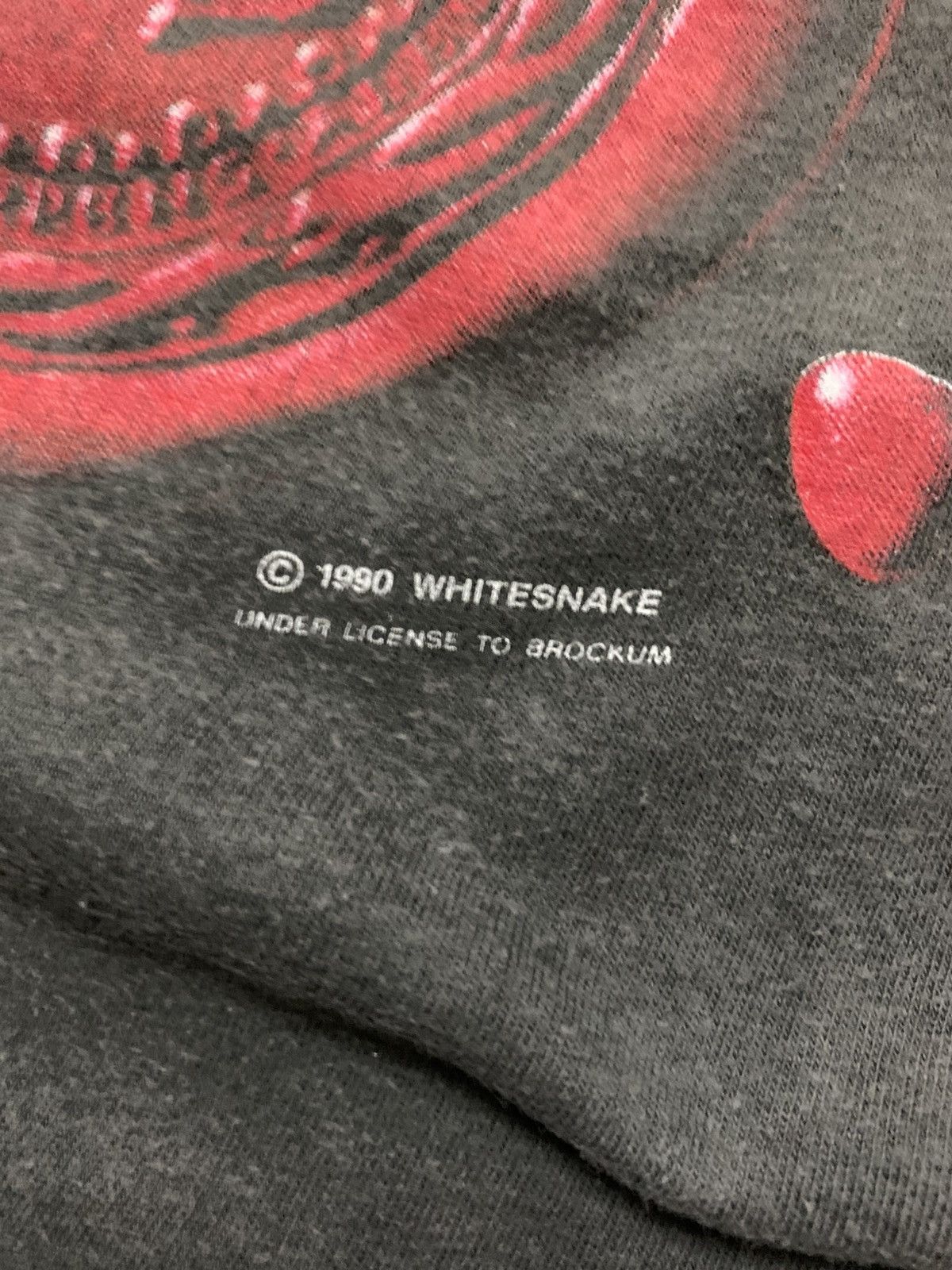 Vintage Whitesnake vintage 1990 Tee Size US XL / EU 56 / 4 - 5 Thumbnail