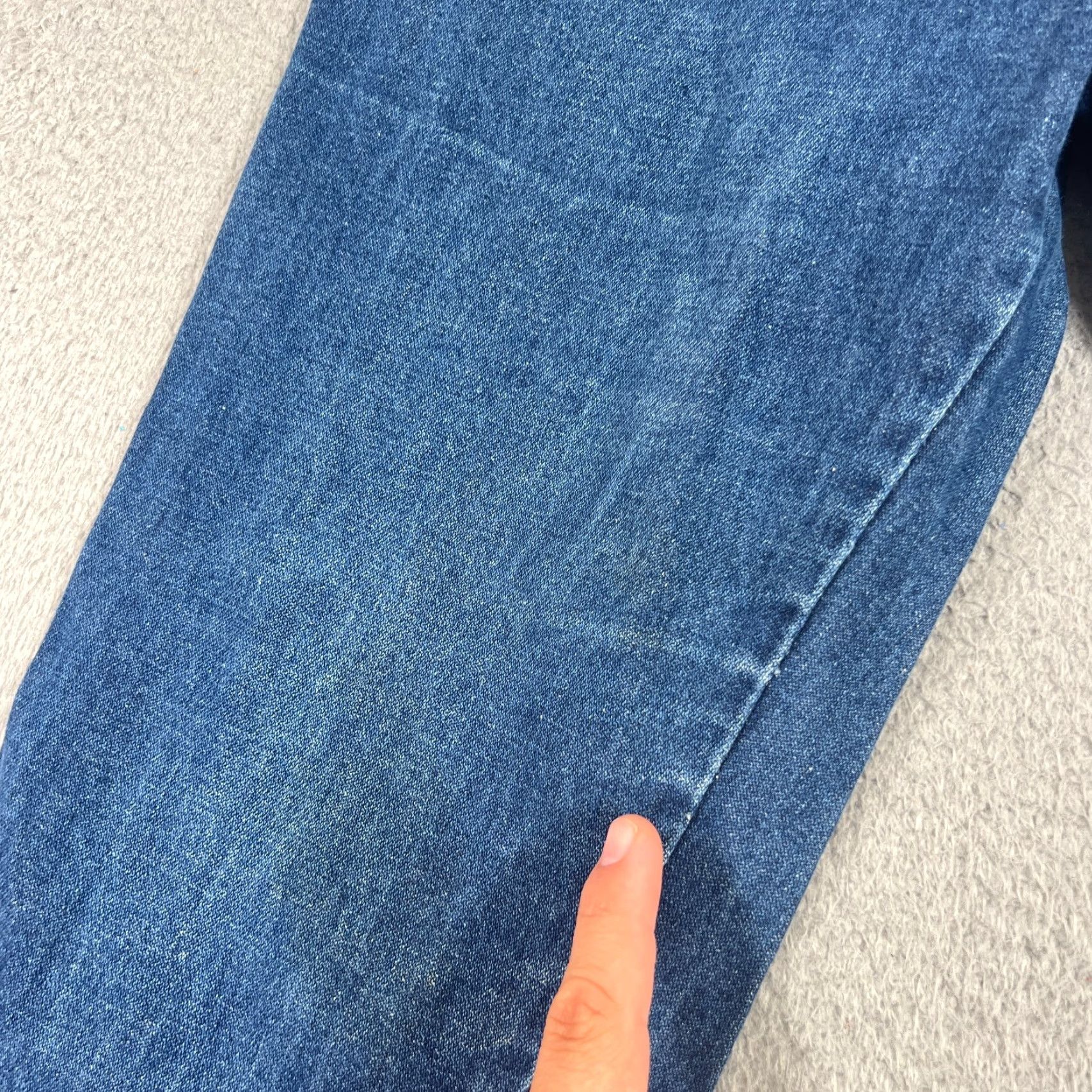 Wrangler VINTAGE Wrangler Jeans Women 30x31 Blue 80s 90s Cowboy Slim Tapered Denim Size 30" / US 8 / IT 44 - 3 Thumbnail