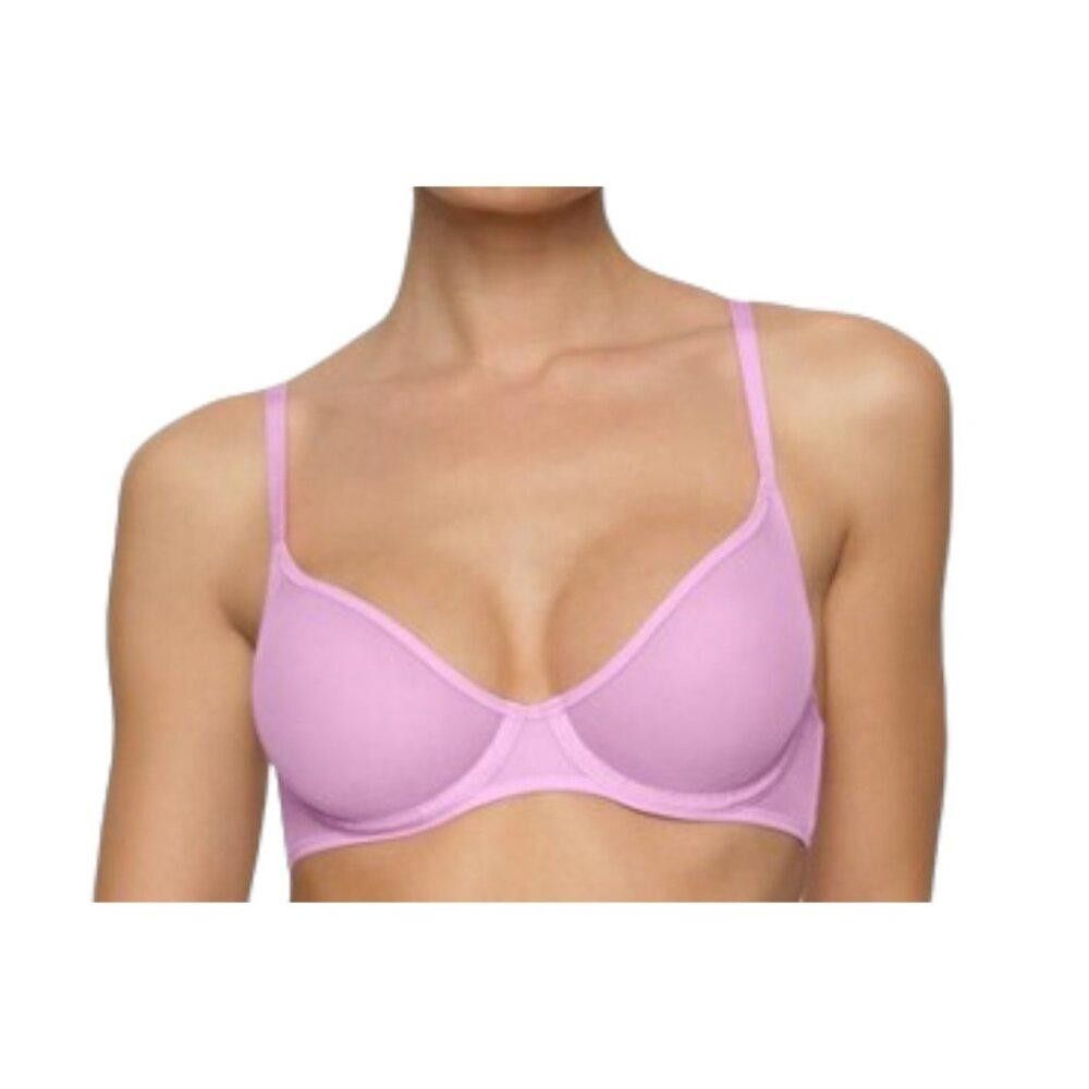 Designer SKB1716 Skims NWT Ultra Fine Mesh Scoop Bra Petal 46DDD Size ONE SIZE - 2 Thumbnail