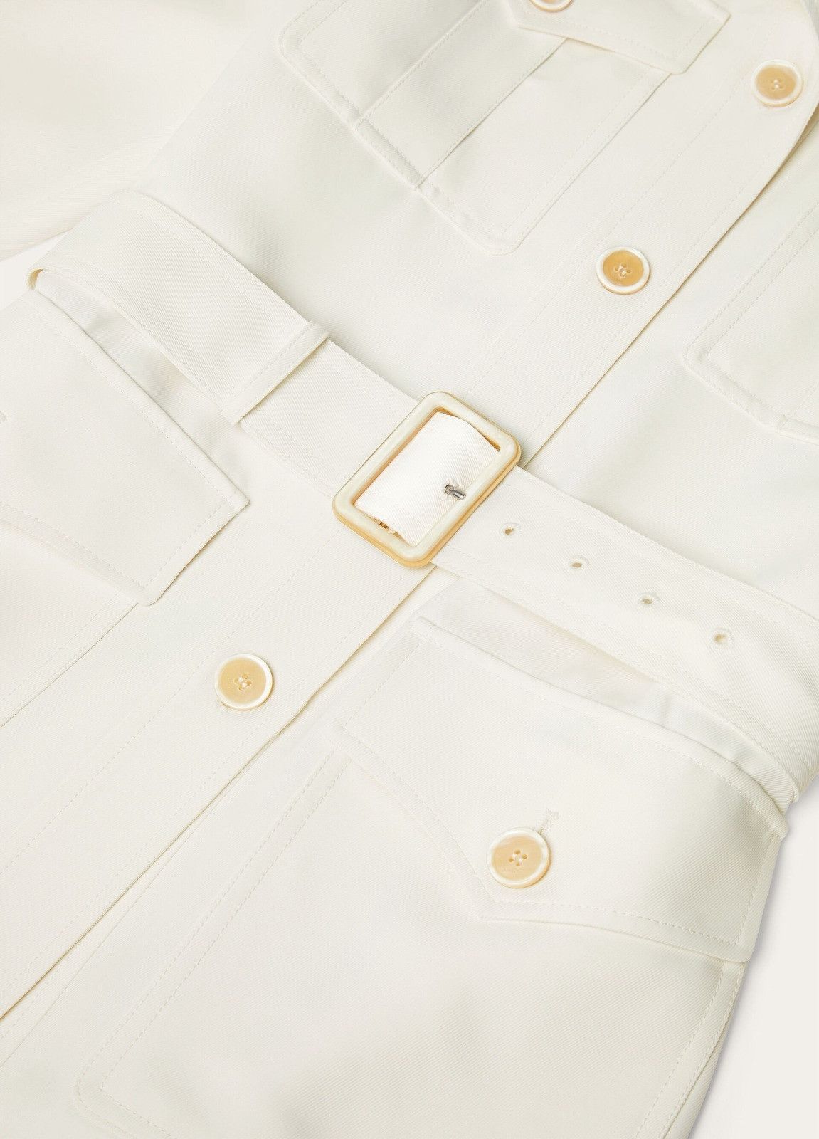 Loro Piana o1srvl11e0526 FAP0224 Kelis Jacket in White Size XS / US 0-2 / IT 36-38 - 3 Thumbnail